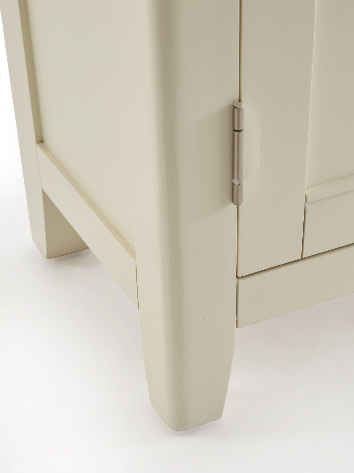 Image 5 of 7 of The Very Collection Woodland Ready Assembled&nbsp;Large Sideboard with Wine Rack&nbsp;- White/Oak