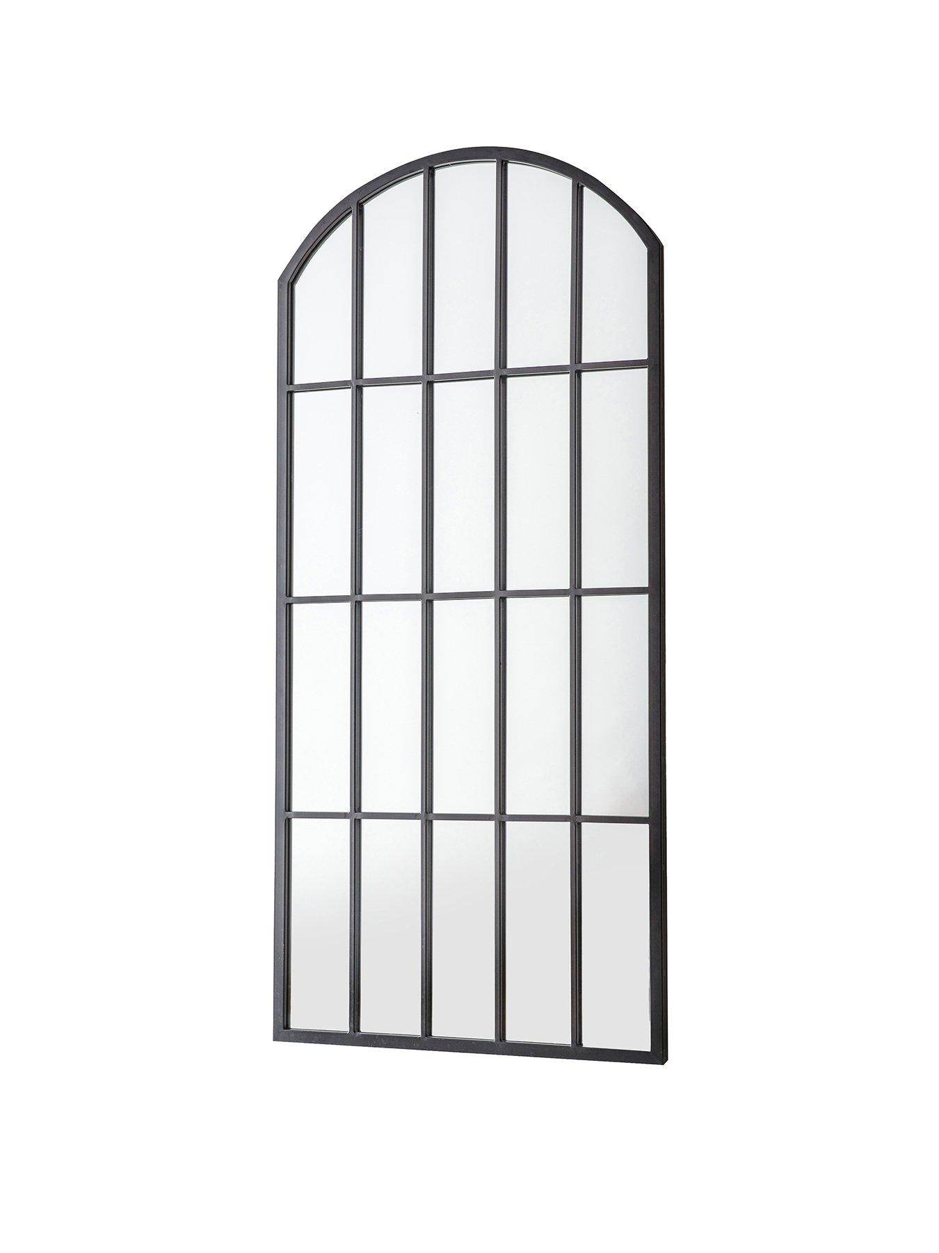 Image 2 of 5 of Gallery Direct Kemsley Outdoor Mirror Black 1400x650mm