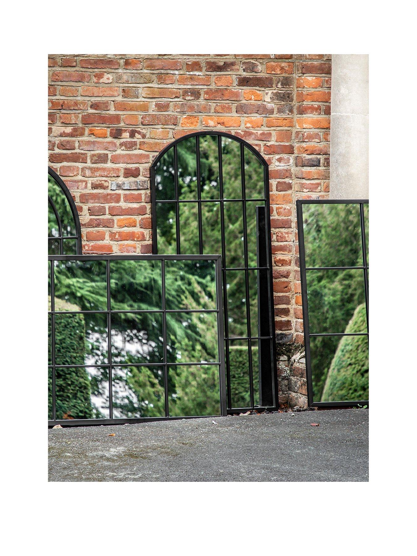 Image 3 of 5 of Gallery Direct Kemsley Outdoor Mirror Black 1400x650mm