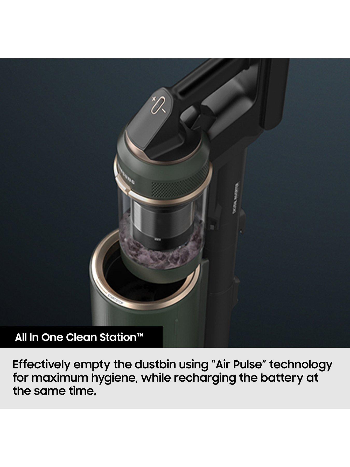 Image 5 of 8 of Samsung Bespoke Jet Lite, Max 280W Suction Power &nbsp;Cordless Vacuum Cleaner with Spray Spinning Sweeper -&nbsp;Santorini Beige&nbsp;