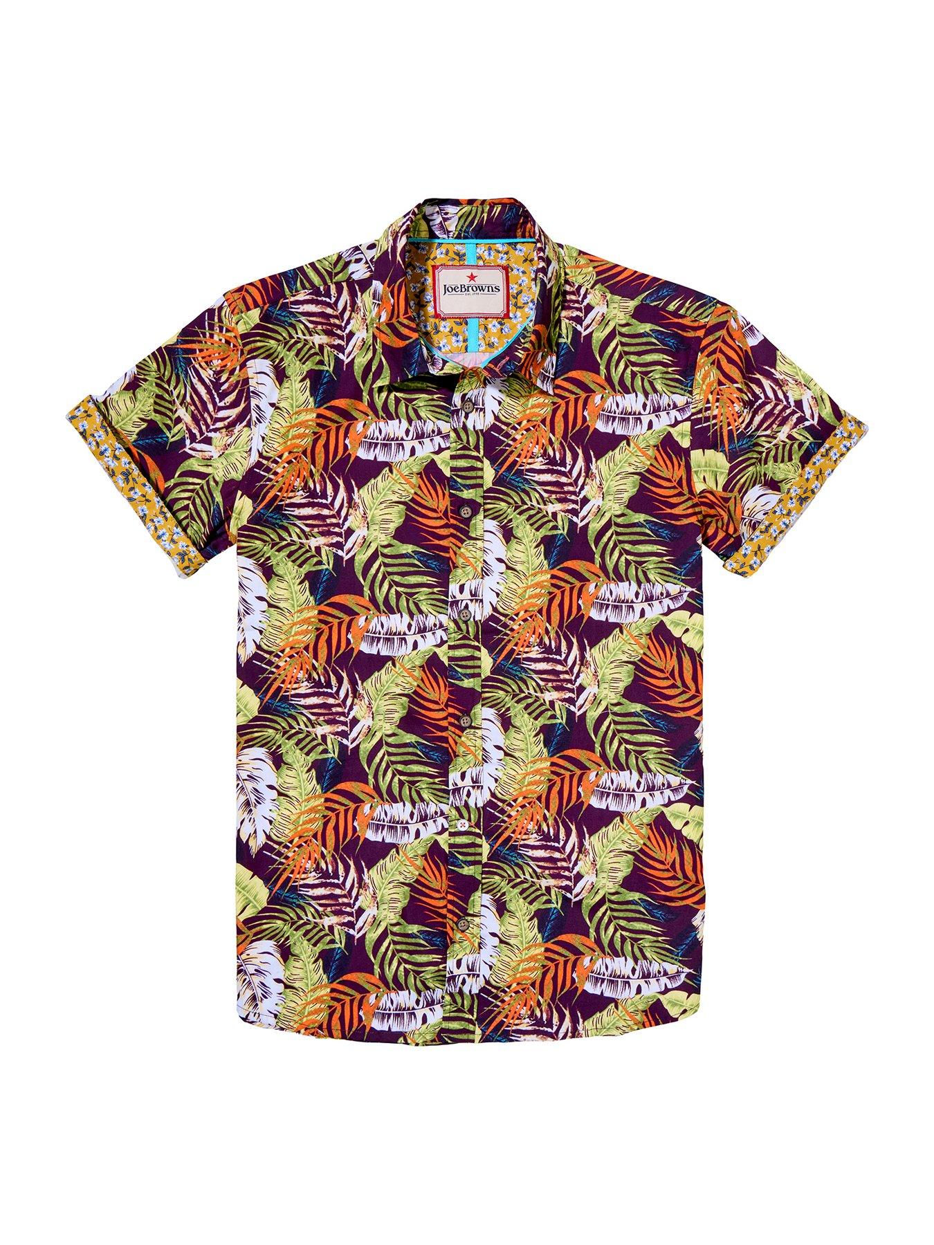 undefined Palm Leaf Short Sleeve Shirt