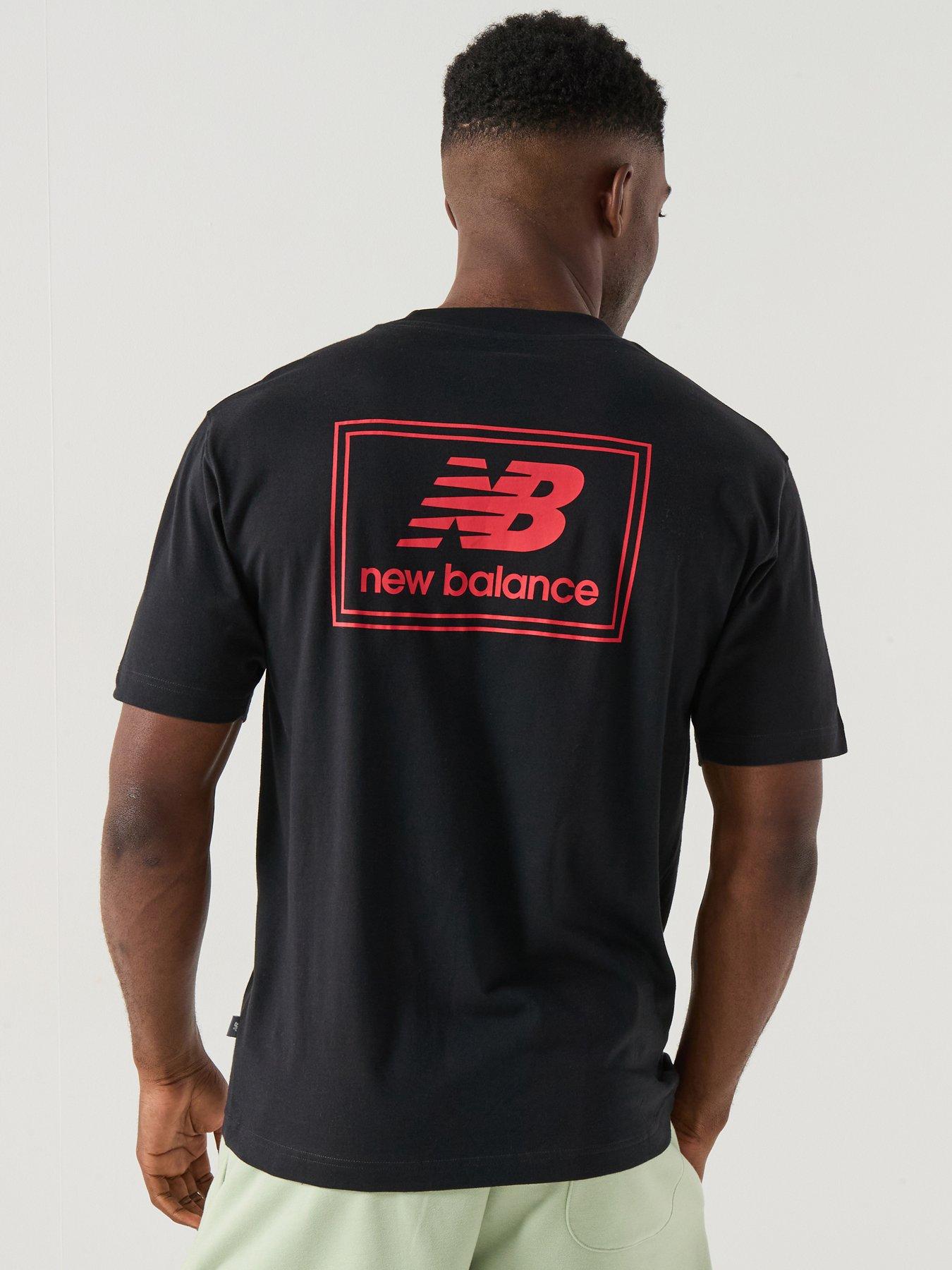 undefined Mens Woven Label T-Shirt- Black