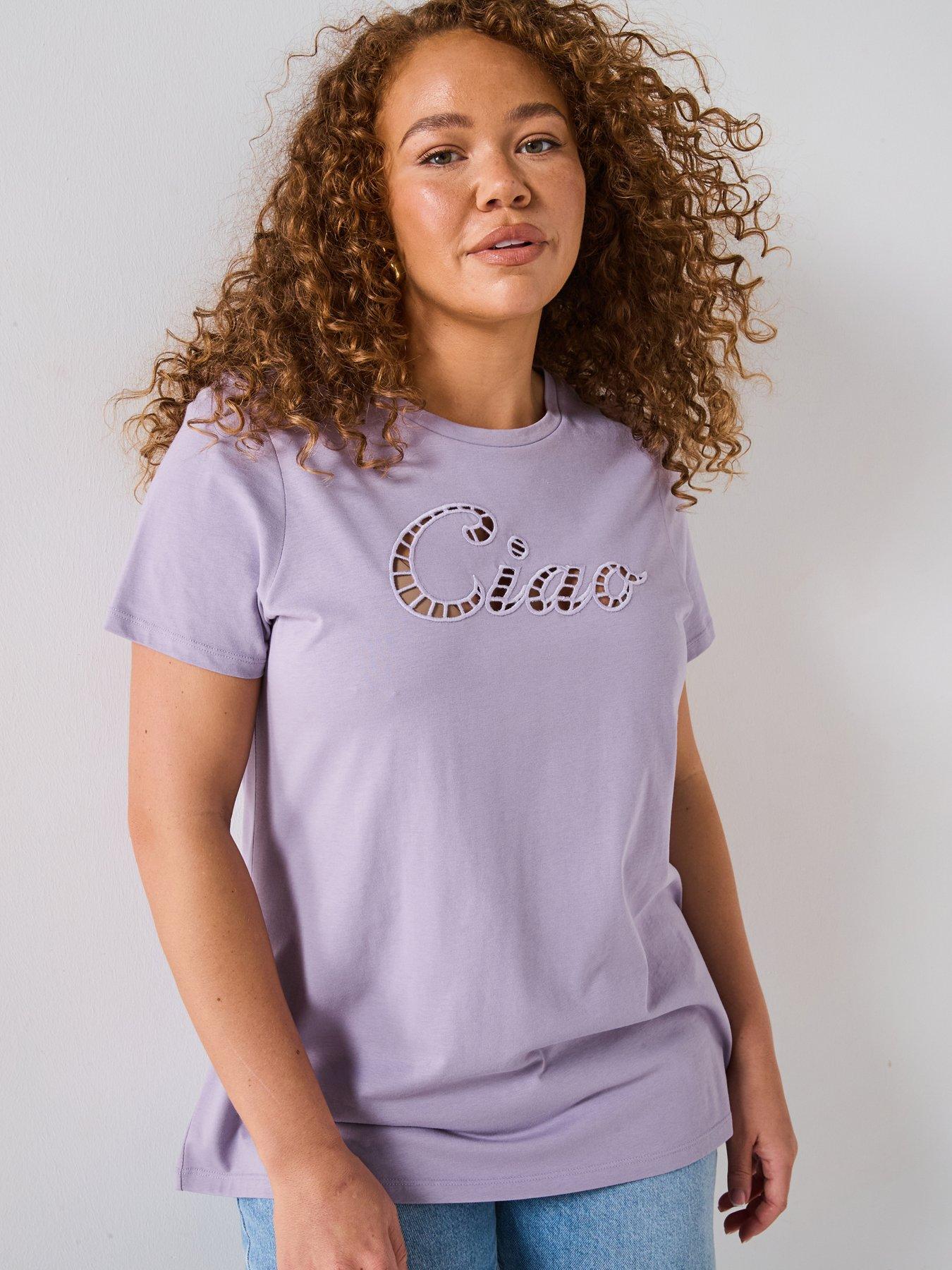 undefined Embroidered Ciao T-shirt