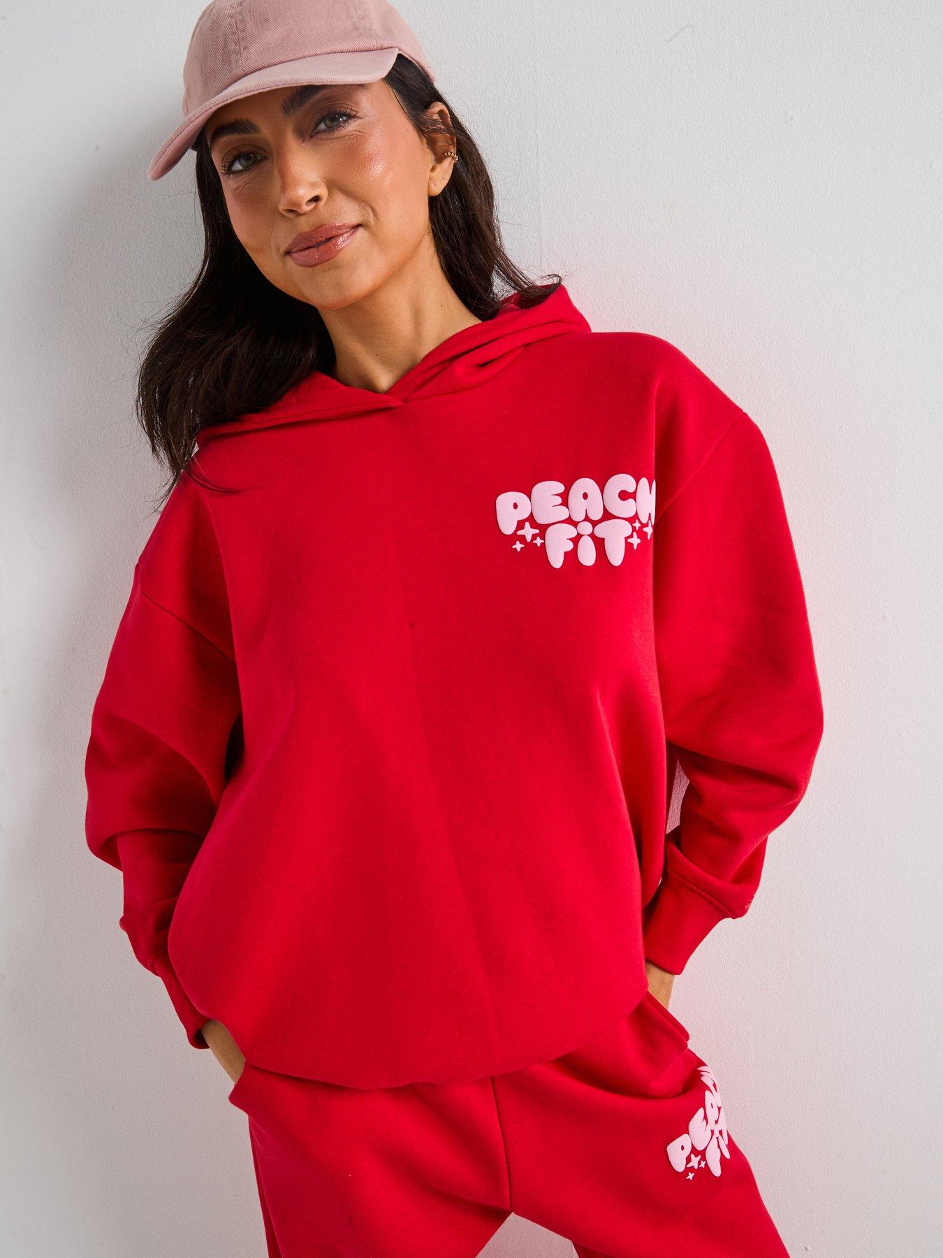 undefined Womens Cosy Dept Hoodie - Red