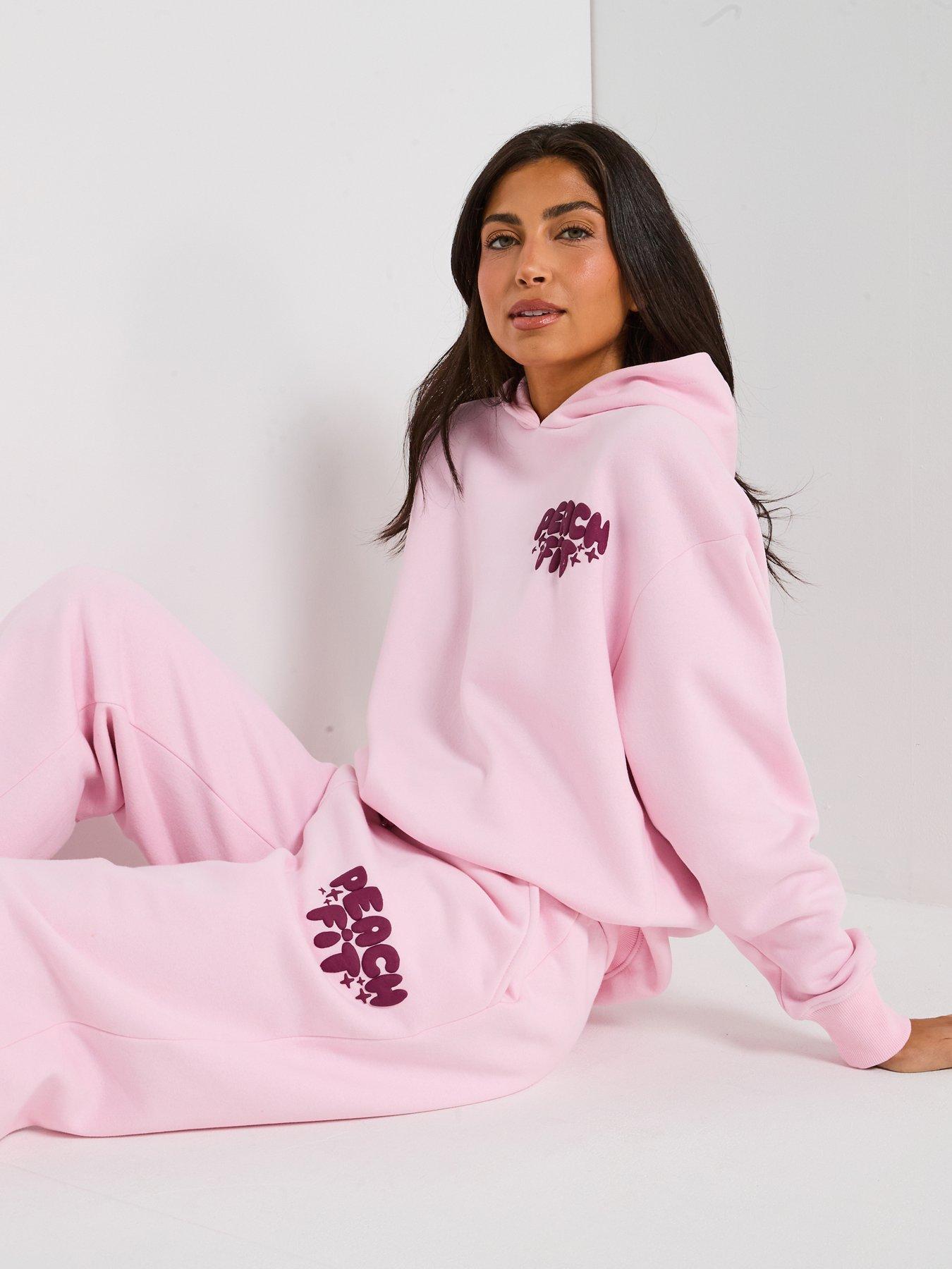 Peach Fit Womens Cosy Dept Joggers - Pink