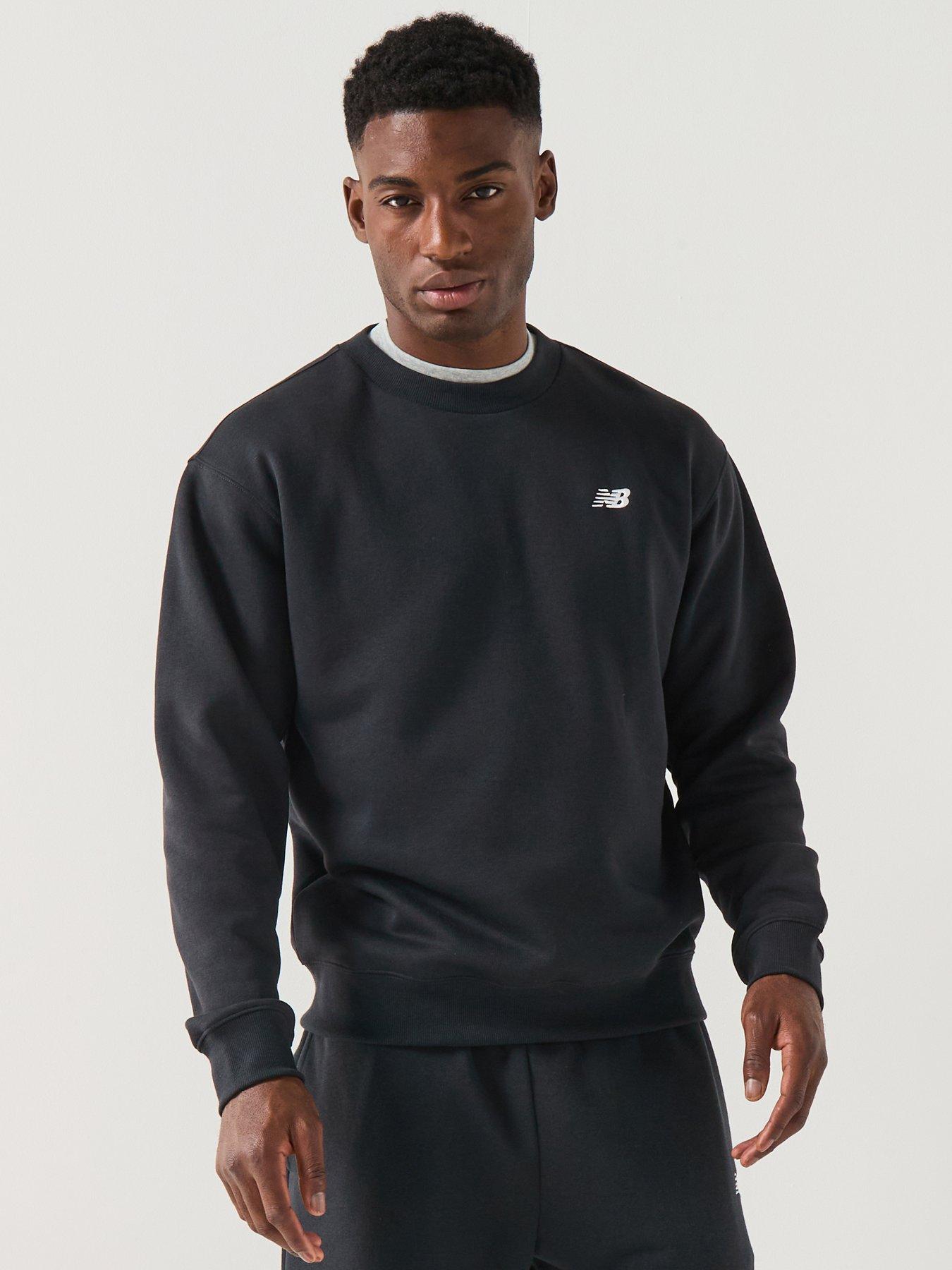 undefined Mens Sports Essentials French Terry Crew - Black