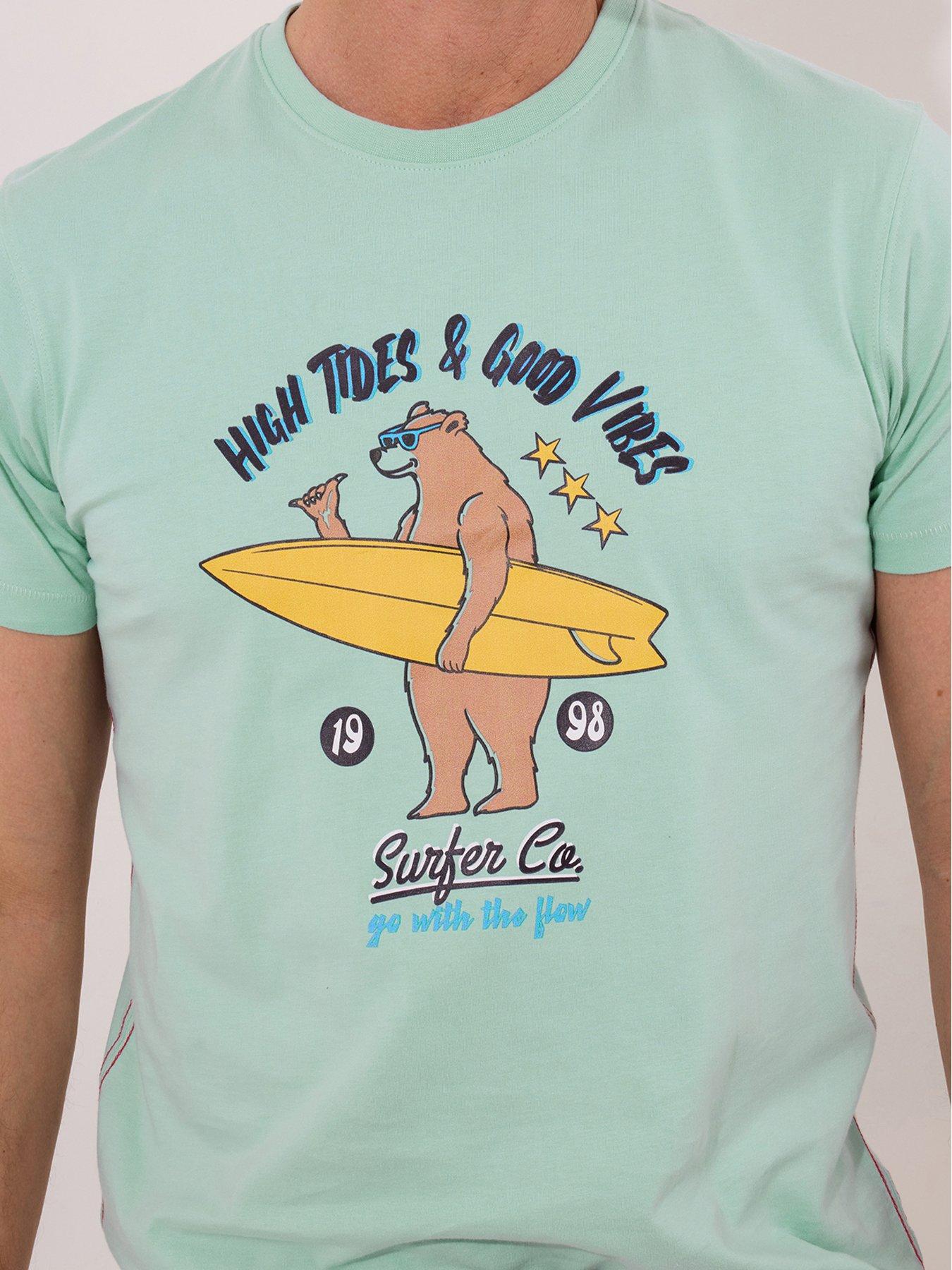 Image 4 of 5 of Joe Browns Bear And A Board T-Shirt - Blue