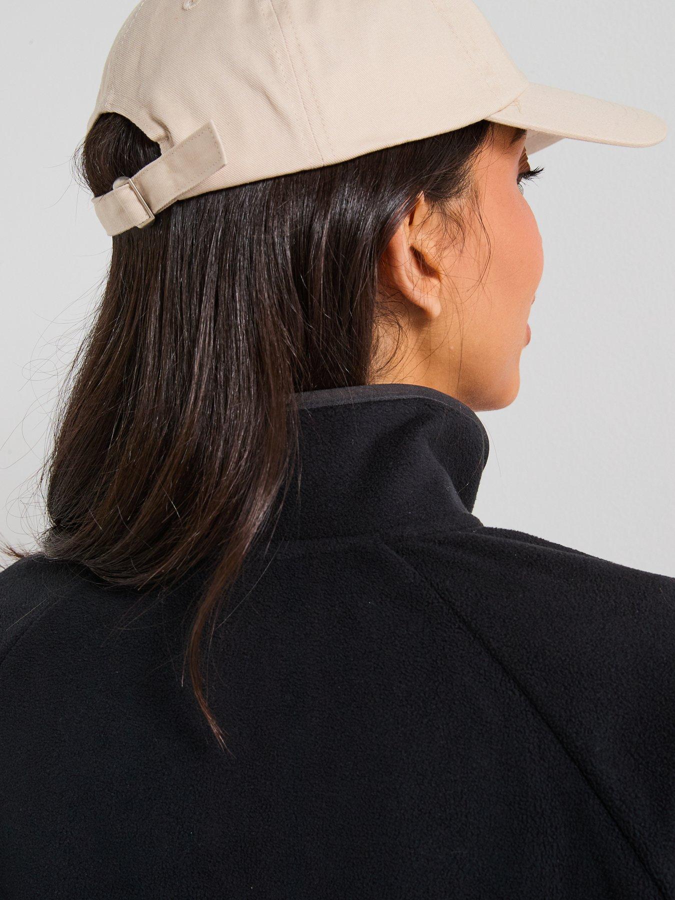 New Balance Womens Polar Fleece 1/2 Zip- Black | Very