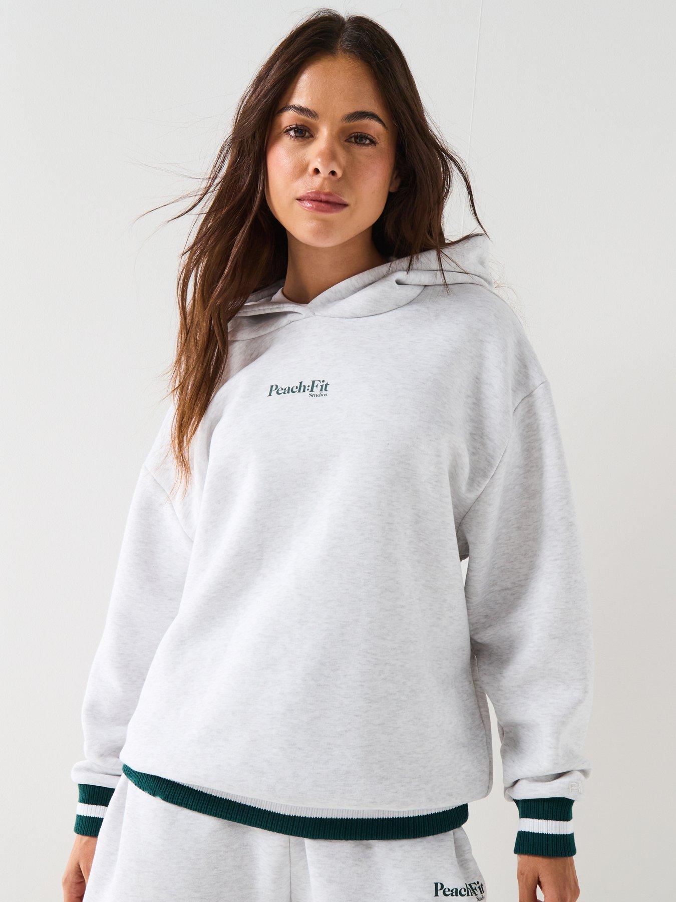 Peach Fit Womens Kamila Hoodie - Grey