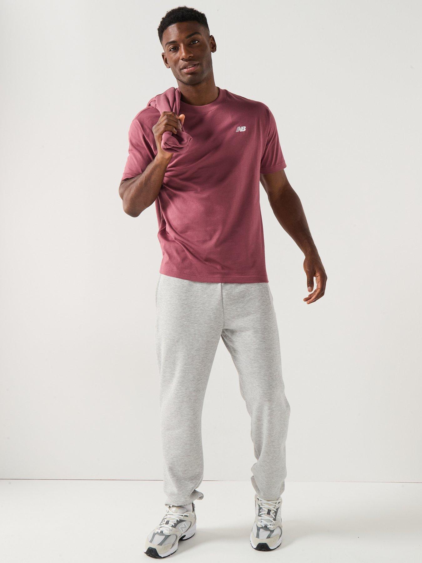 Image 3 of 6 of New Balance Mens Sports Essentials Cotton T-Shirt - Burgundy