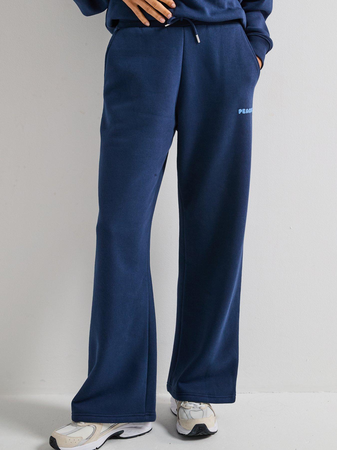 Peach Fit Womens Cozy Season Jogger - Navy