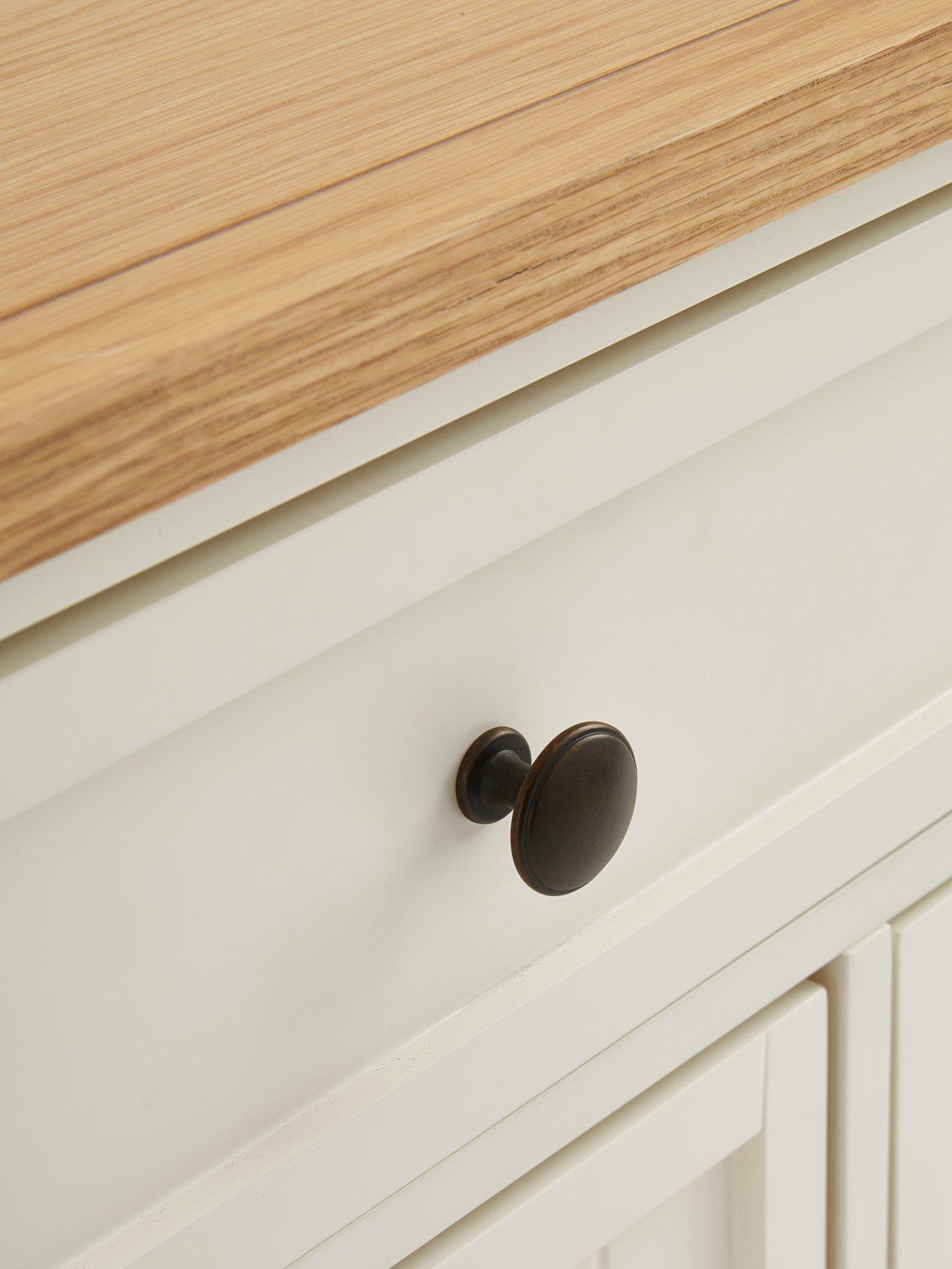 Image 5 of 7 of The Very Collection Charlton Sideboard - Ivory/Oak - FSC&reg; Certified