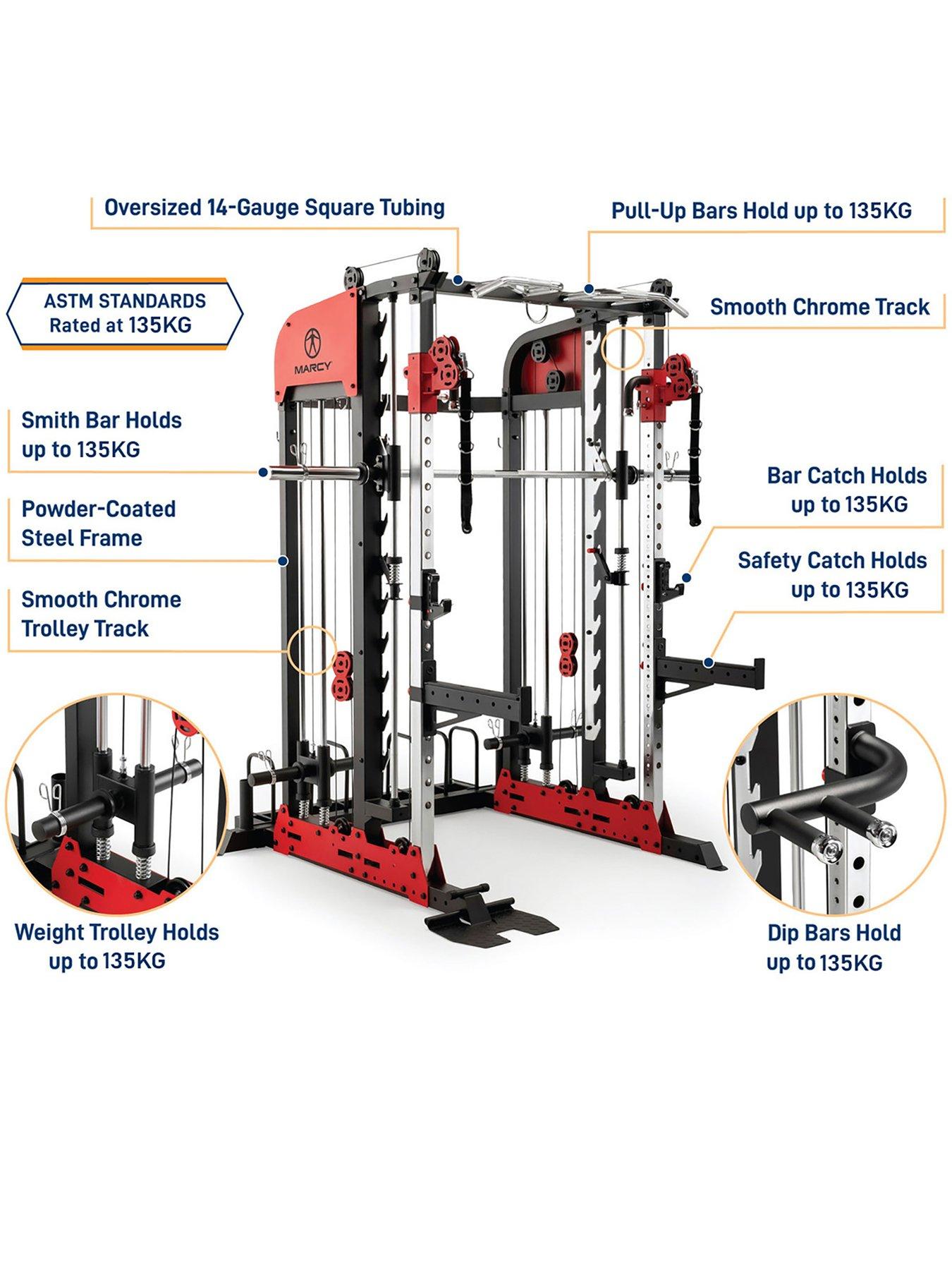 Image 3 of 6 of Marcy SM-7553 Deluxe Smith Machine and&nbsp;Home Multi Gym