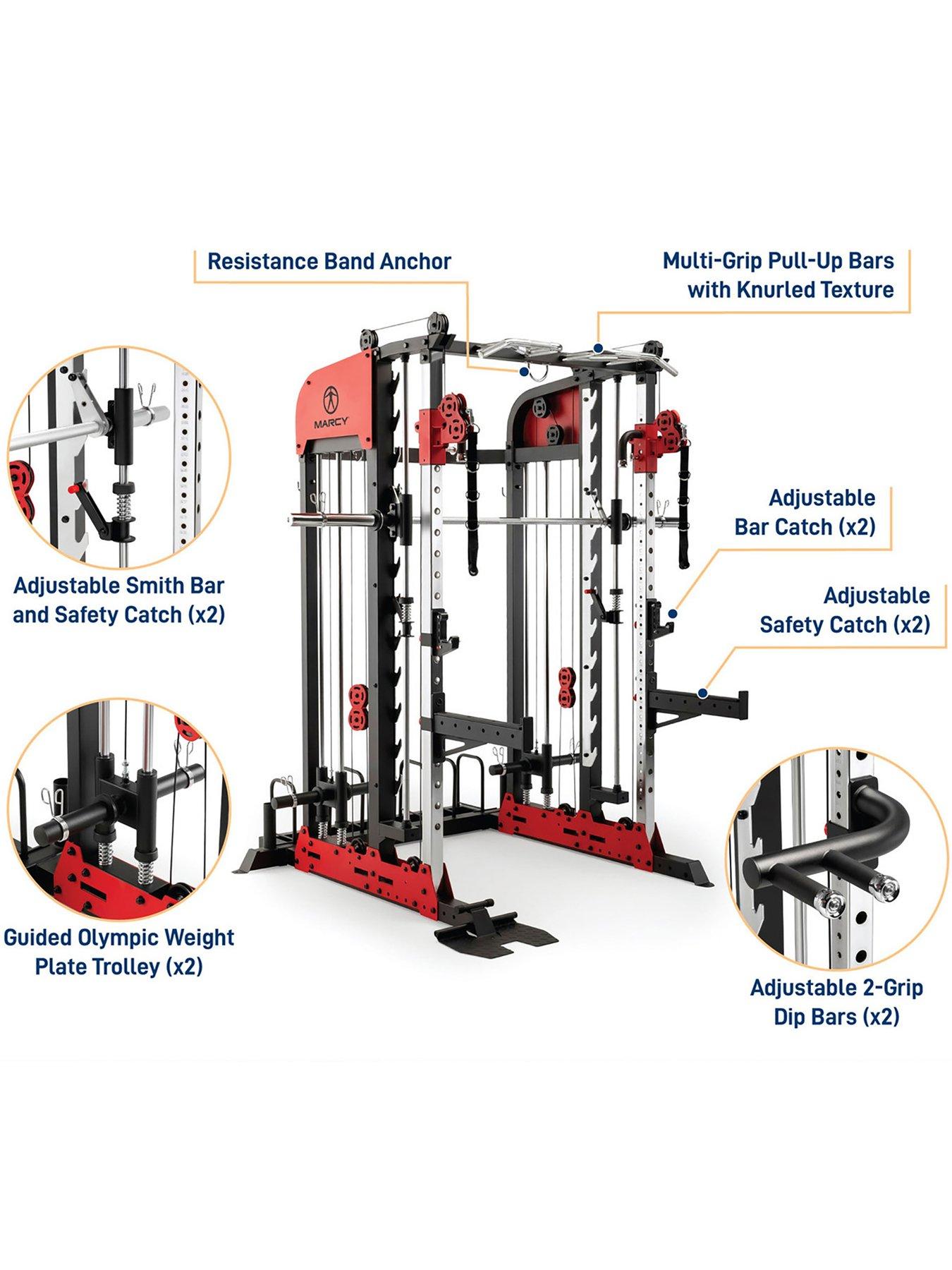 Image 4 of 6 of Marcy SM-7553 Deluxe Smith Machine and&nbsp;Home Multi Gym