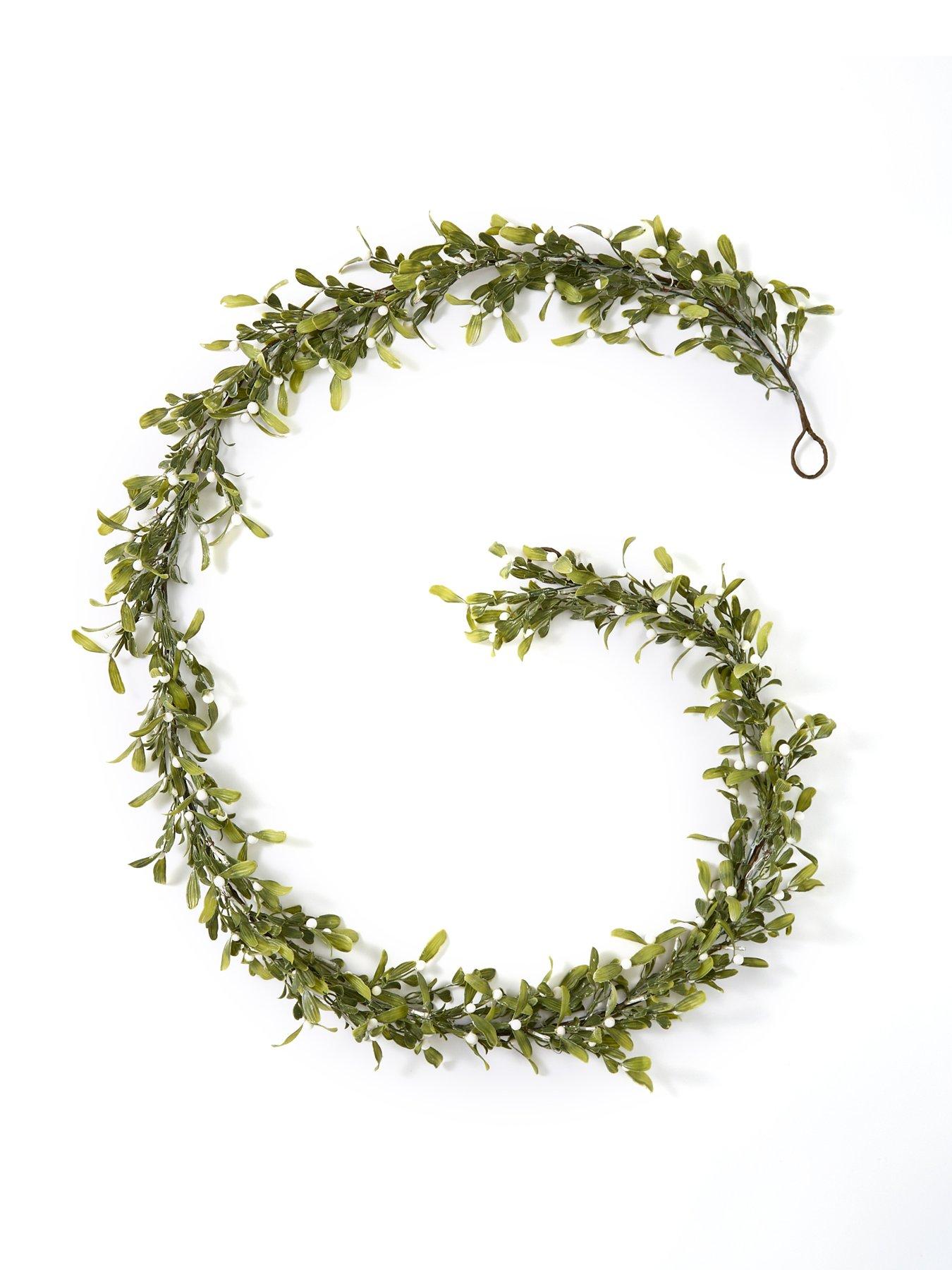 Image 2 of 4 of The Very Collection 9ft Pre Lit Mistletoe Garland