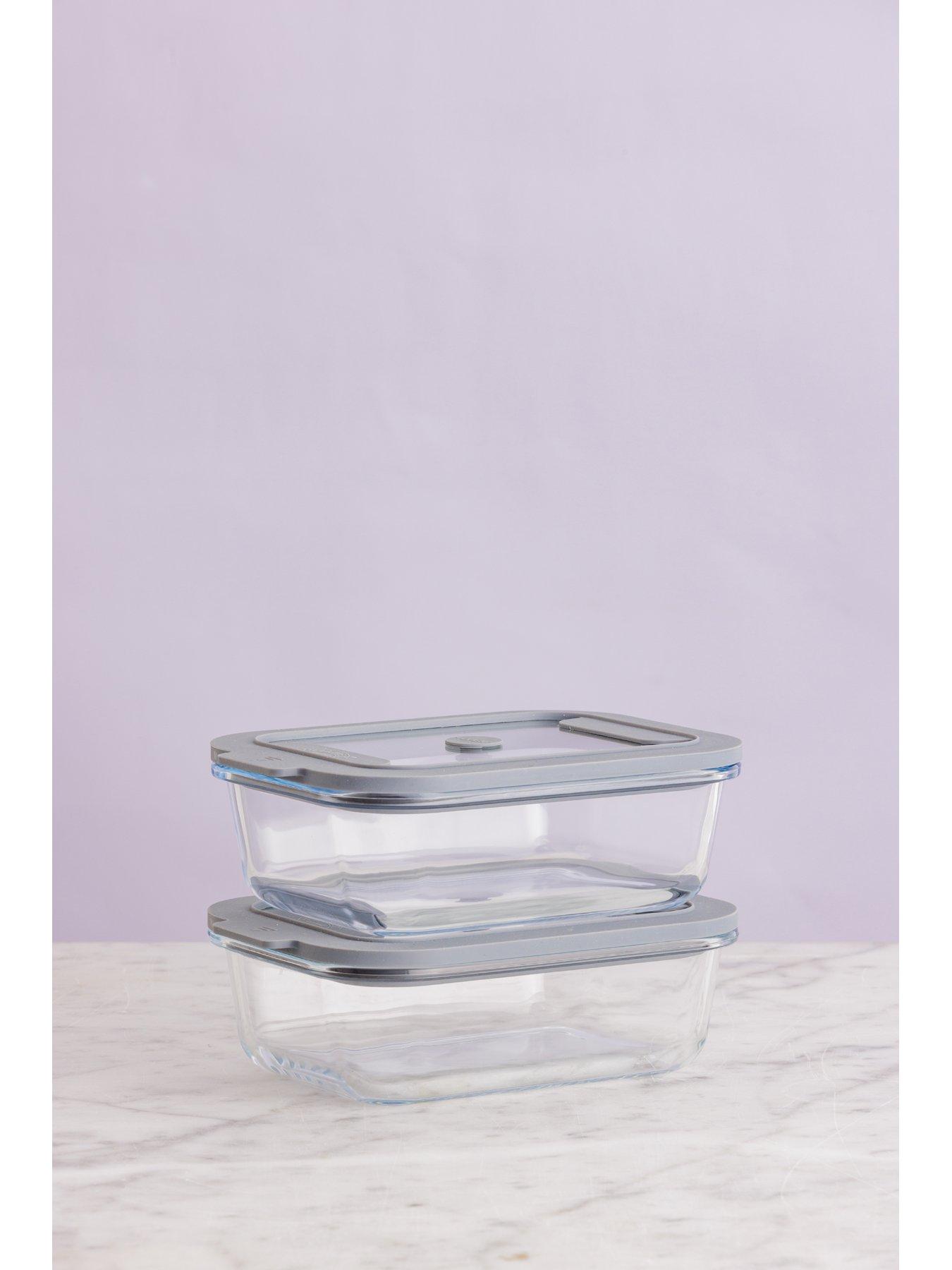 KILNER Fresh Storage Set of 2 Containers - 0.63l