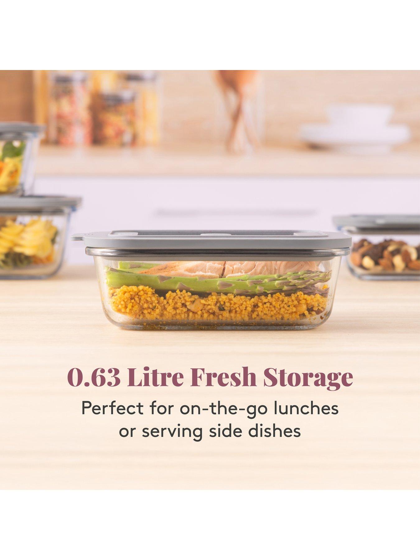 Image 6 of 7 of KILNER Fresh Storage Set of 2 Containers&nbsp;-&nbsp;0.63l