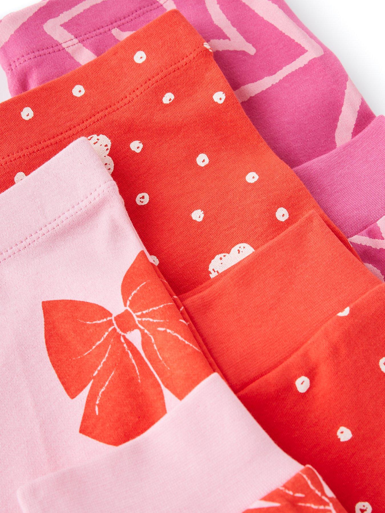 Image 4 of 4 of The Very Collection Girls 3 Pack Heart &amp; Bow Pyjamas - Multi