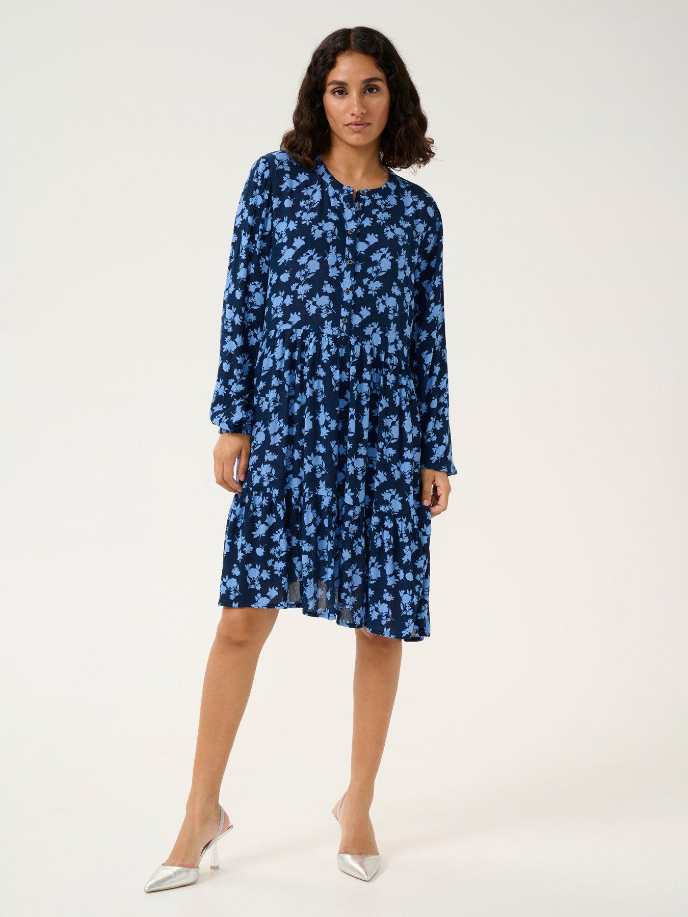 undefined Evity Amber Dress - Blue
