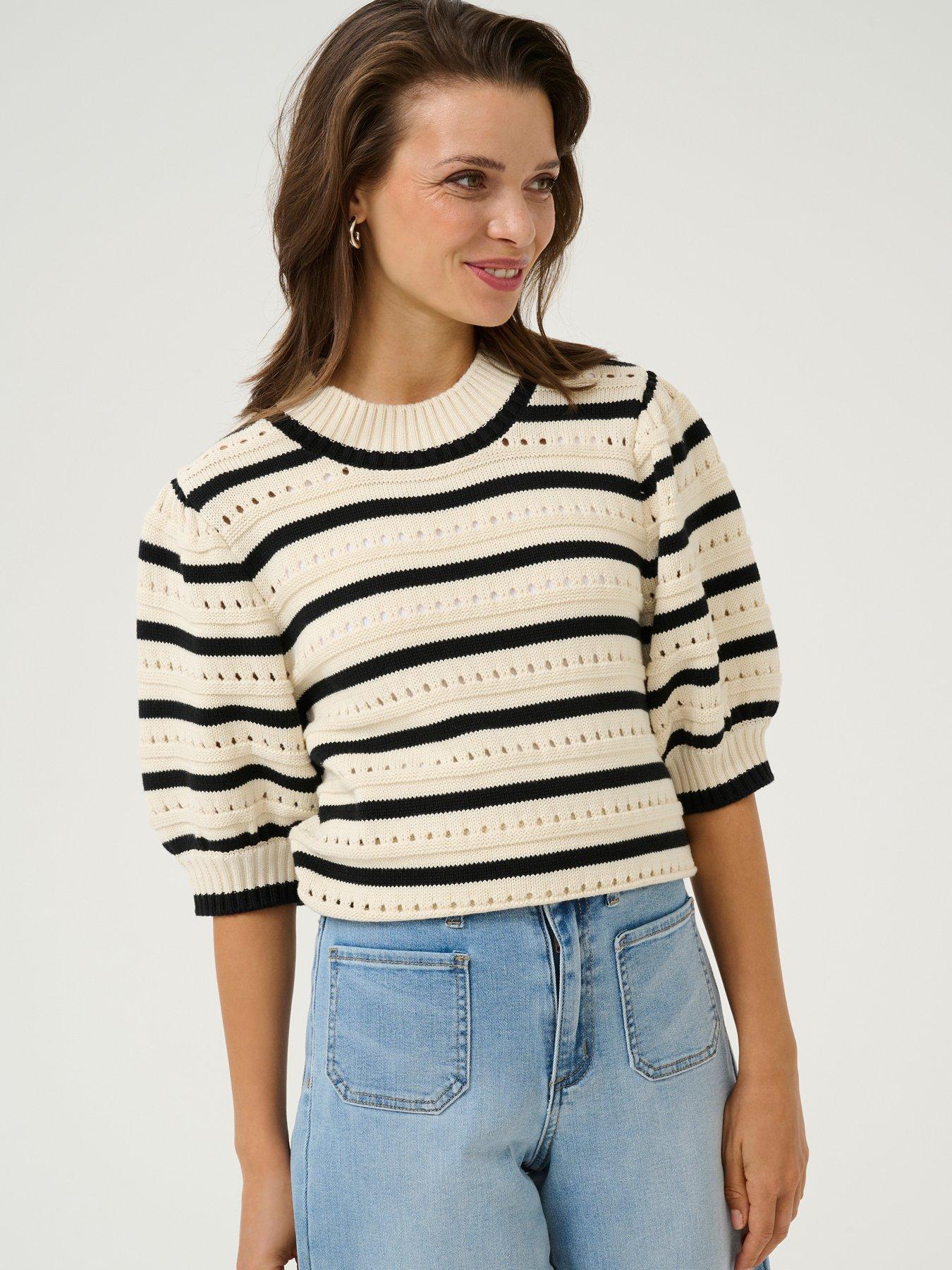 undefined Evelyn Half Sleeve Pullover - Neutral