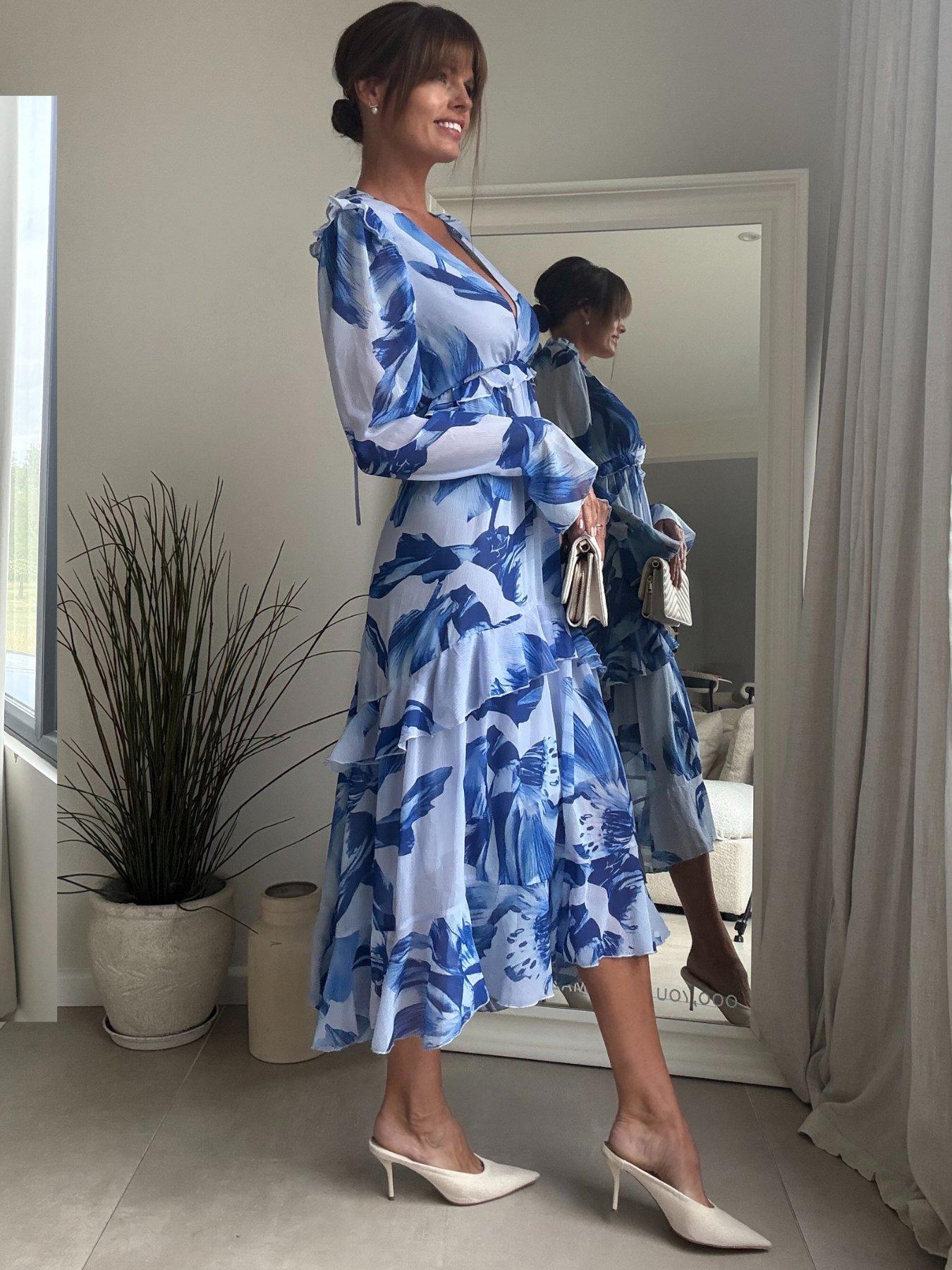 Image 4 of 4 of Style Cheat Birdie Dress - Blue