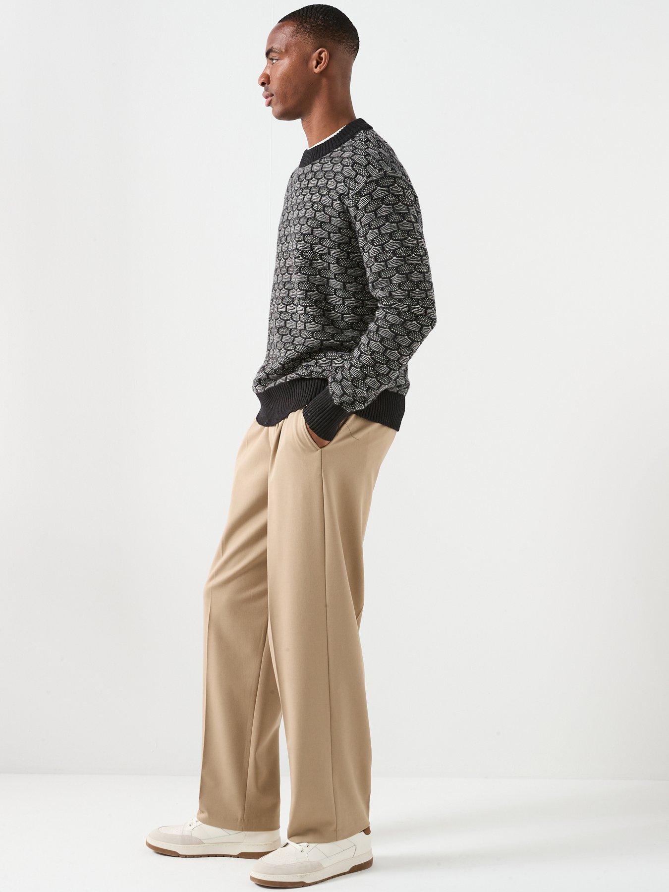 Image 3 of 6 of Selected Selected Keith Long Sleeve Relaxed Fit Knitted Jumper