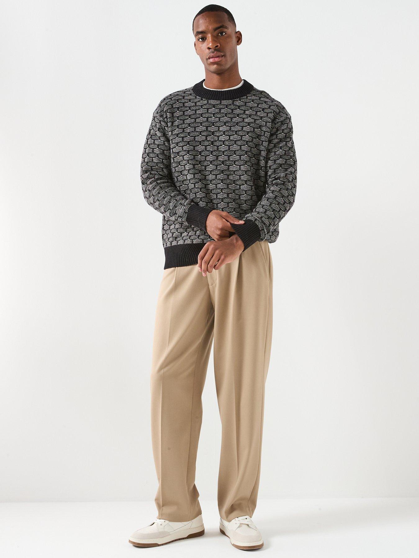 Image 4 of 6 of Selected Selected Keith Long Sleeve Relaxed Fit Knitted Jumper