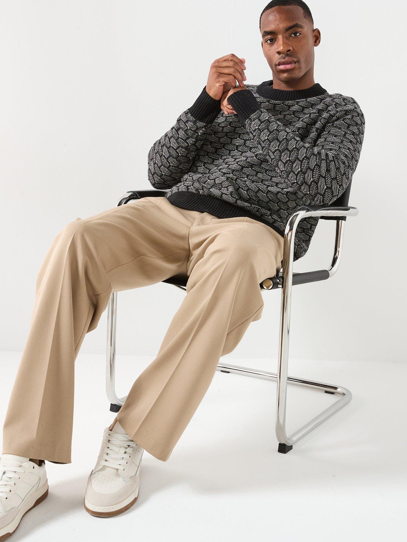 Image 5 of 6 of Selected Selected Keith Long Sleeve Relaxed Fit Knitted Jumper