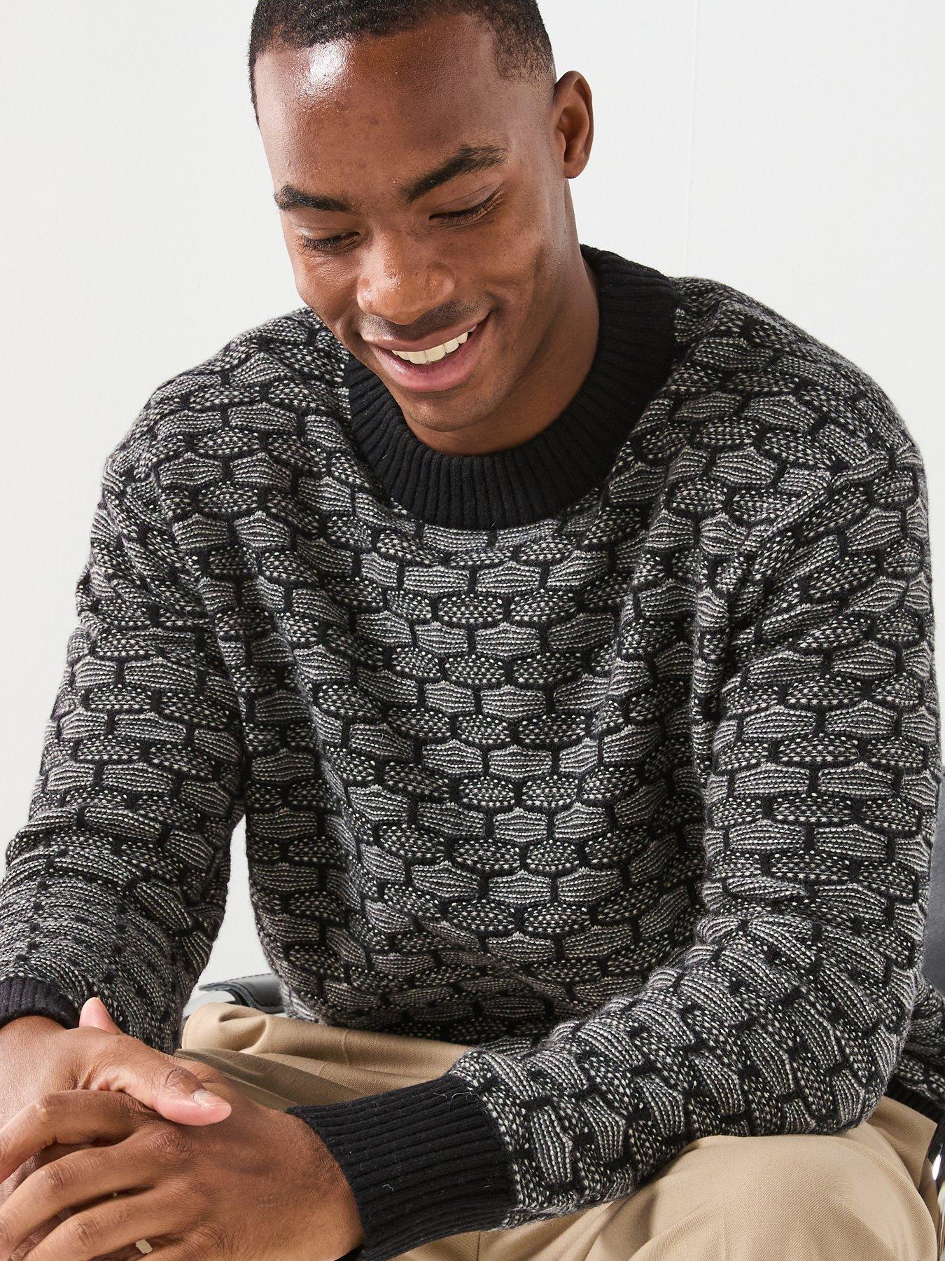 Image 6 of 6 of Selected Selected Keith Long Sleeve Relaxed Fit Knitted Jumper