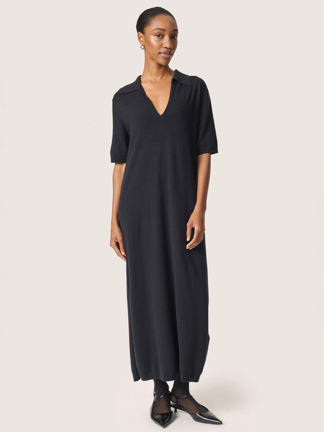 undefined Spina Polo Dress - Black