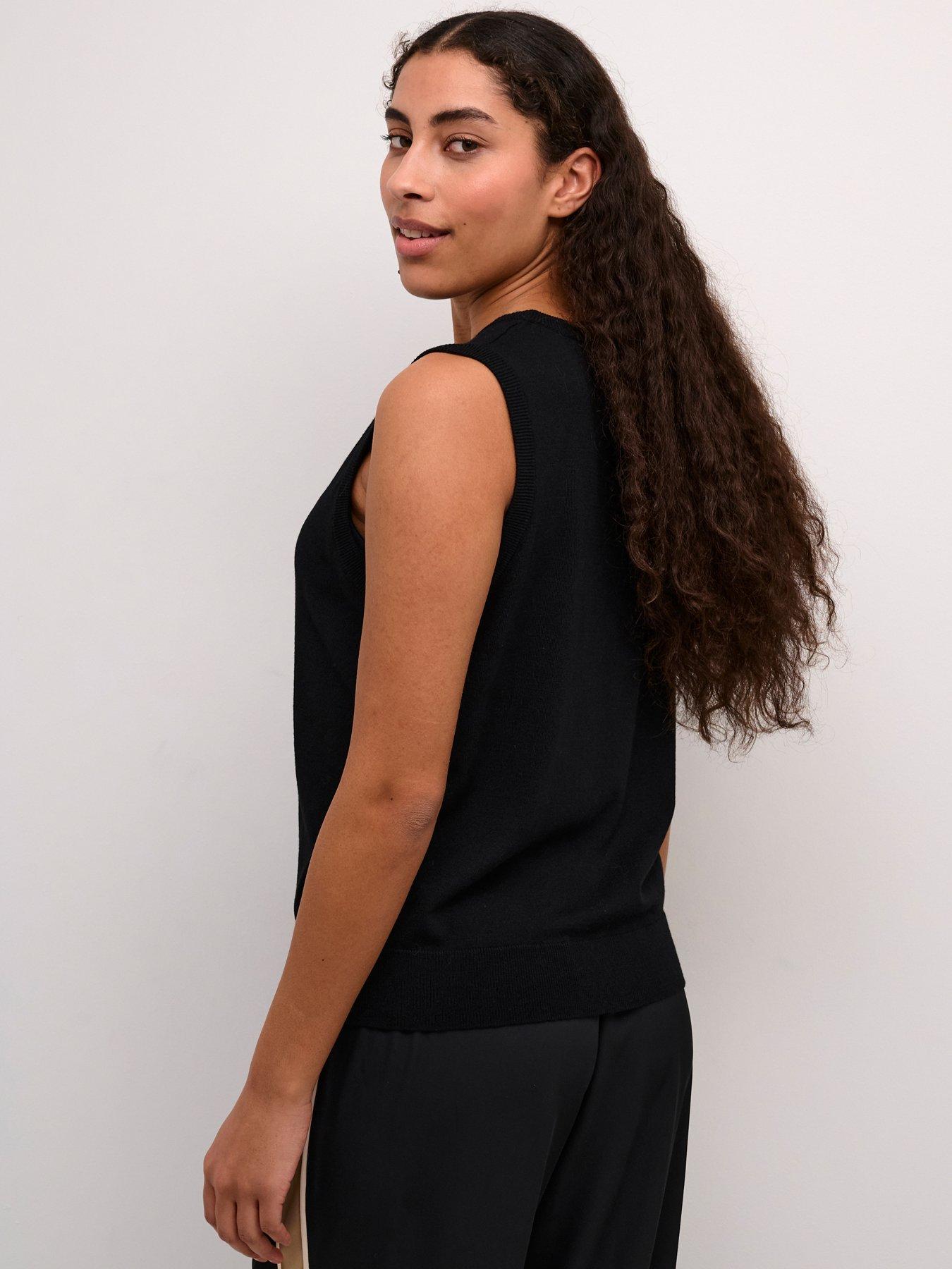 Image 2 of 6 of Kaffe Lizza Pullover - Black