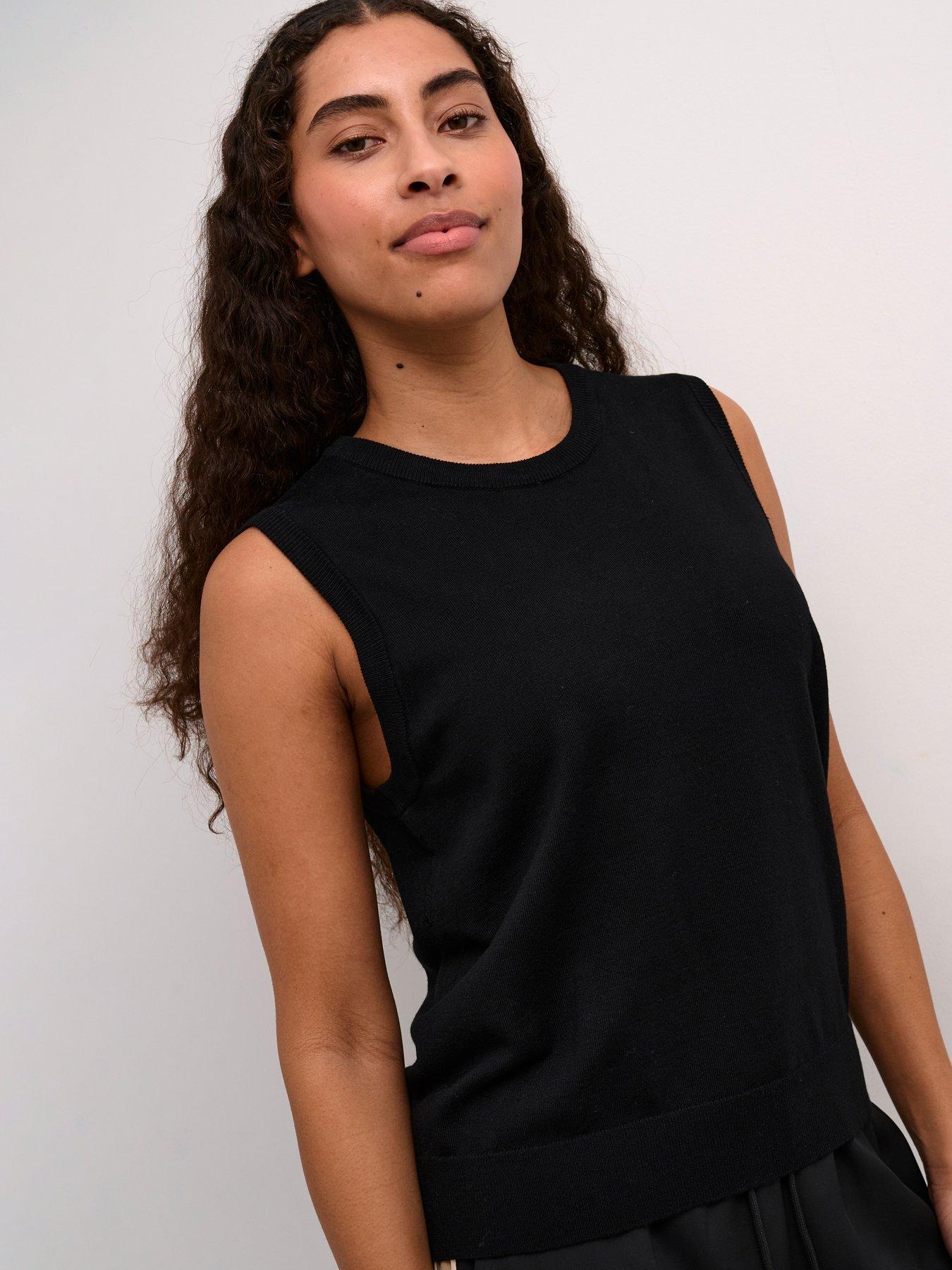 Image 4 of 6 of Kaffe Lizza Pullover - Black