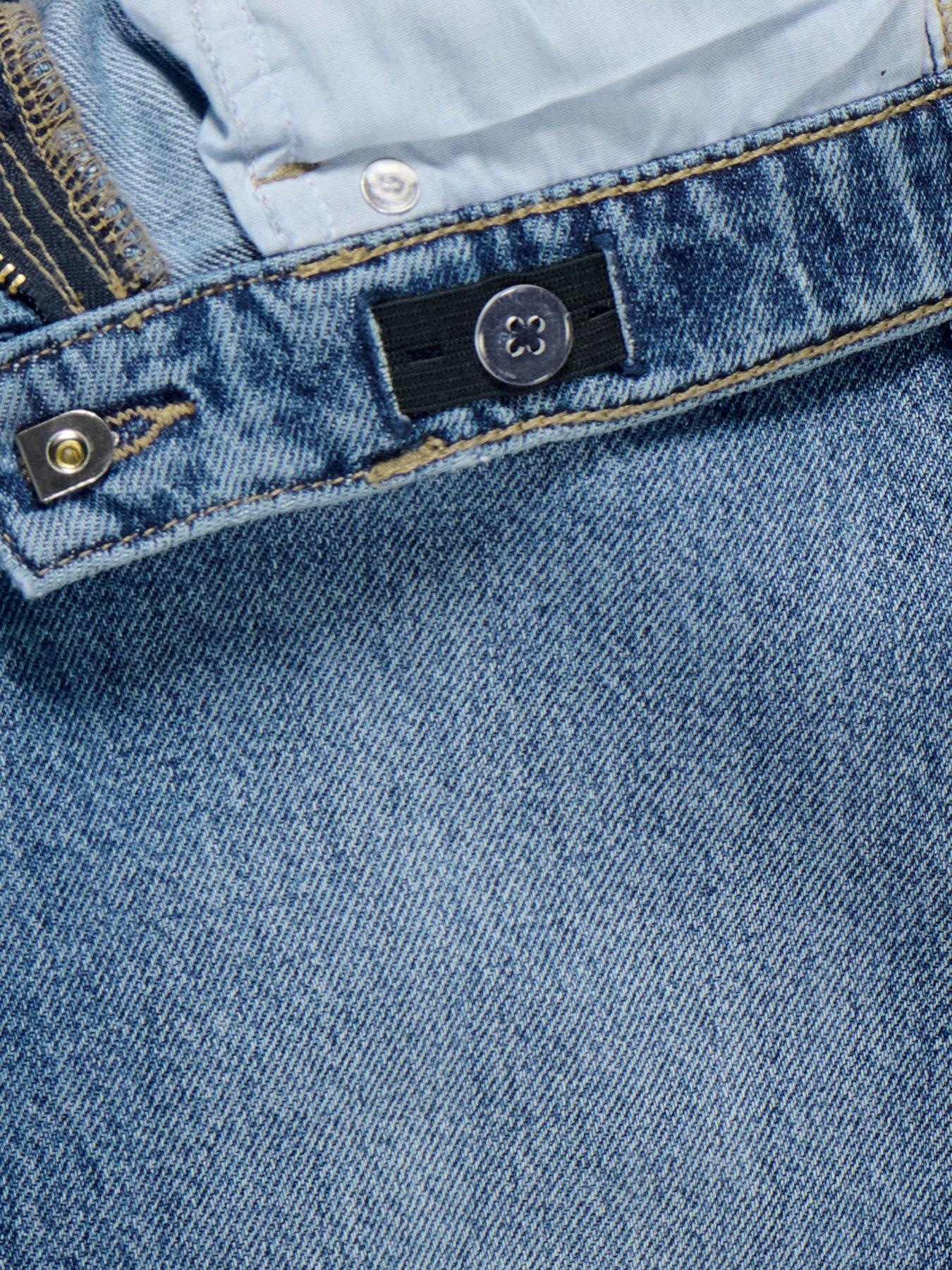 Image 3 of 3 of Only Kids Girls Mom Straight Jeans - Blue