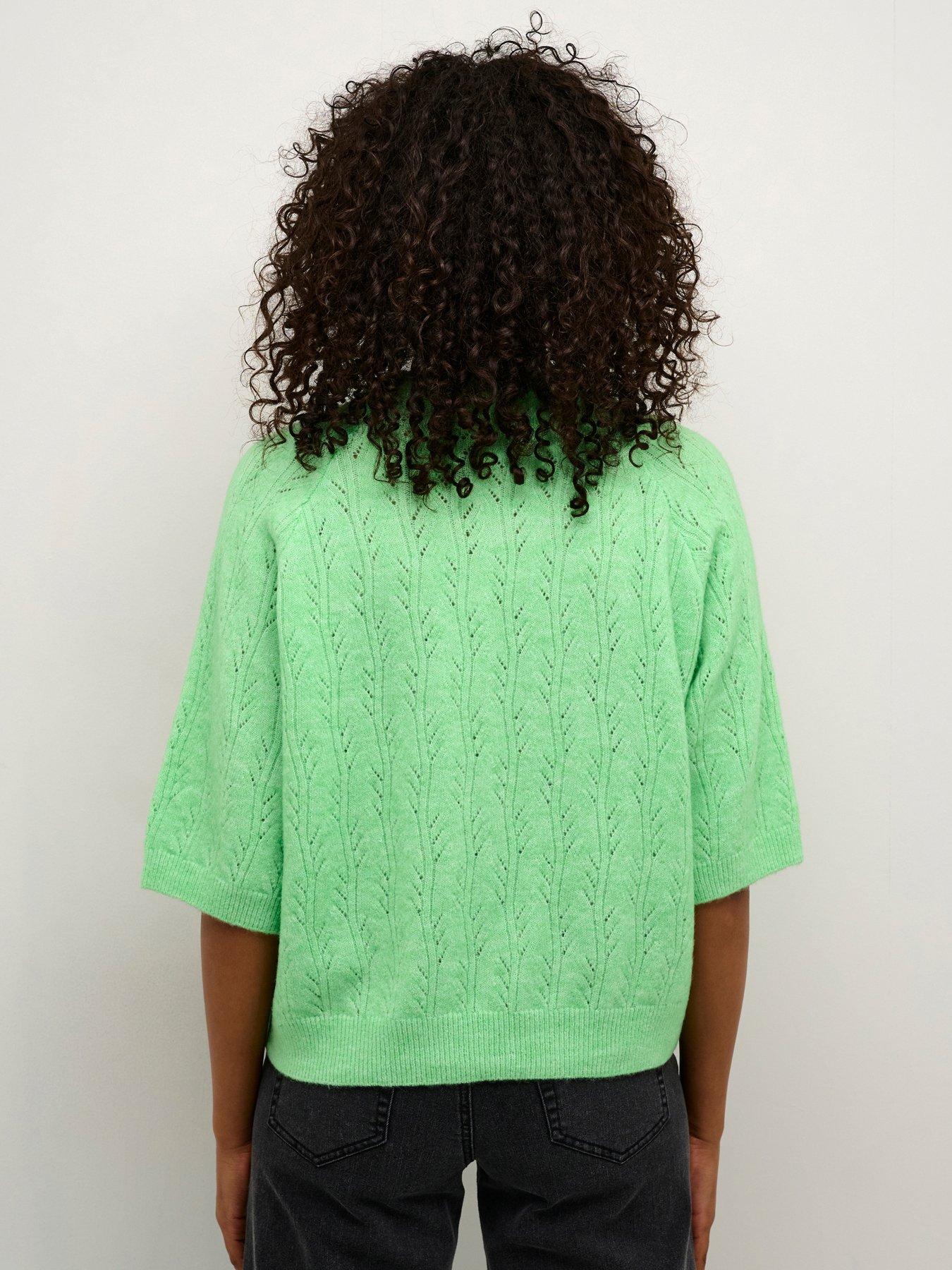 Image 2 of 6 of Kaffe Tella Pullover - Green
