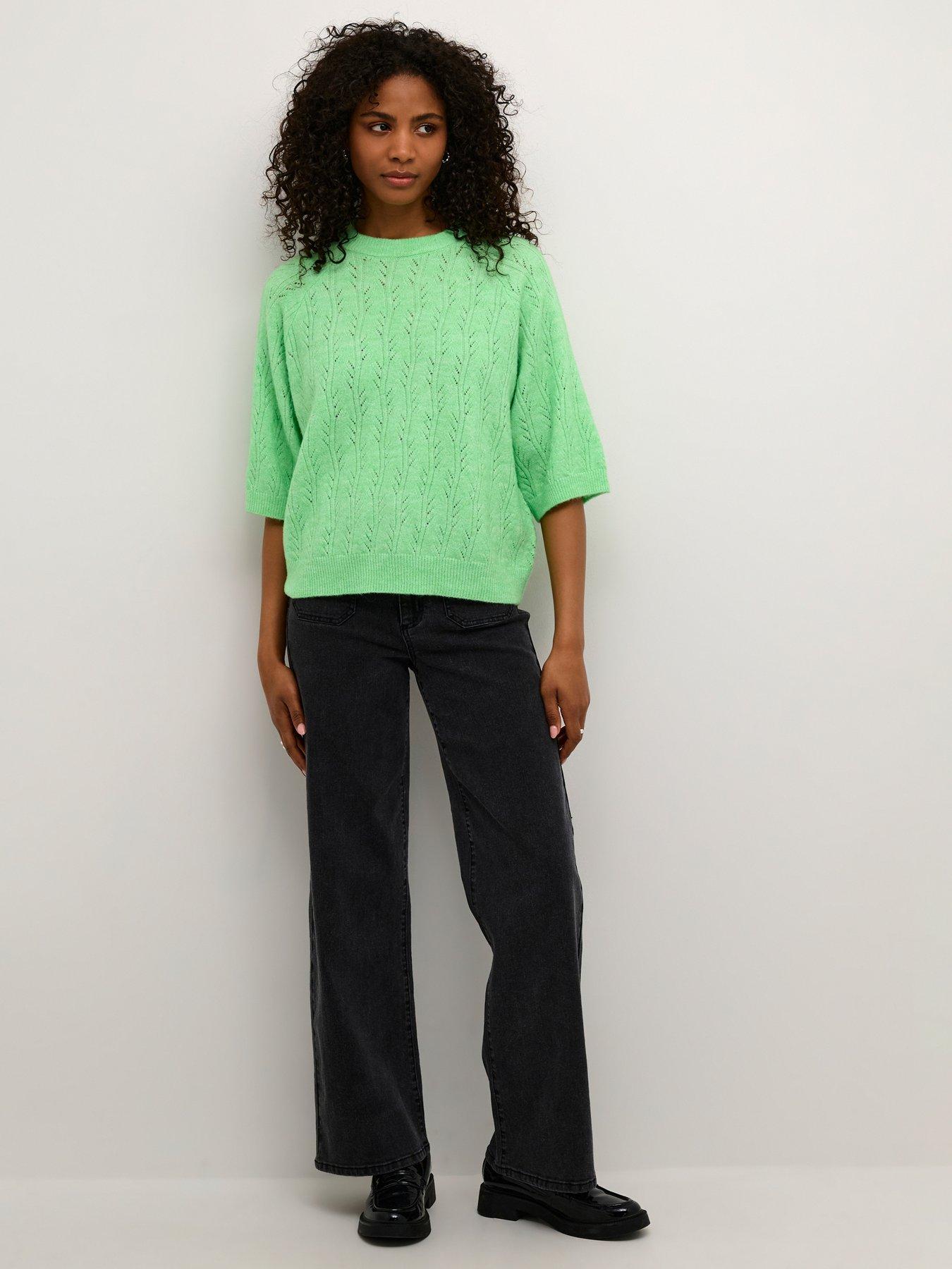 Image 3 of 6 of Kaffe Tella Pullover - Green