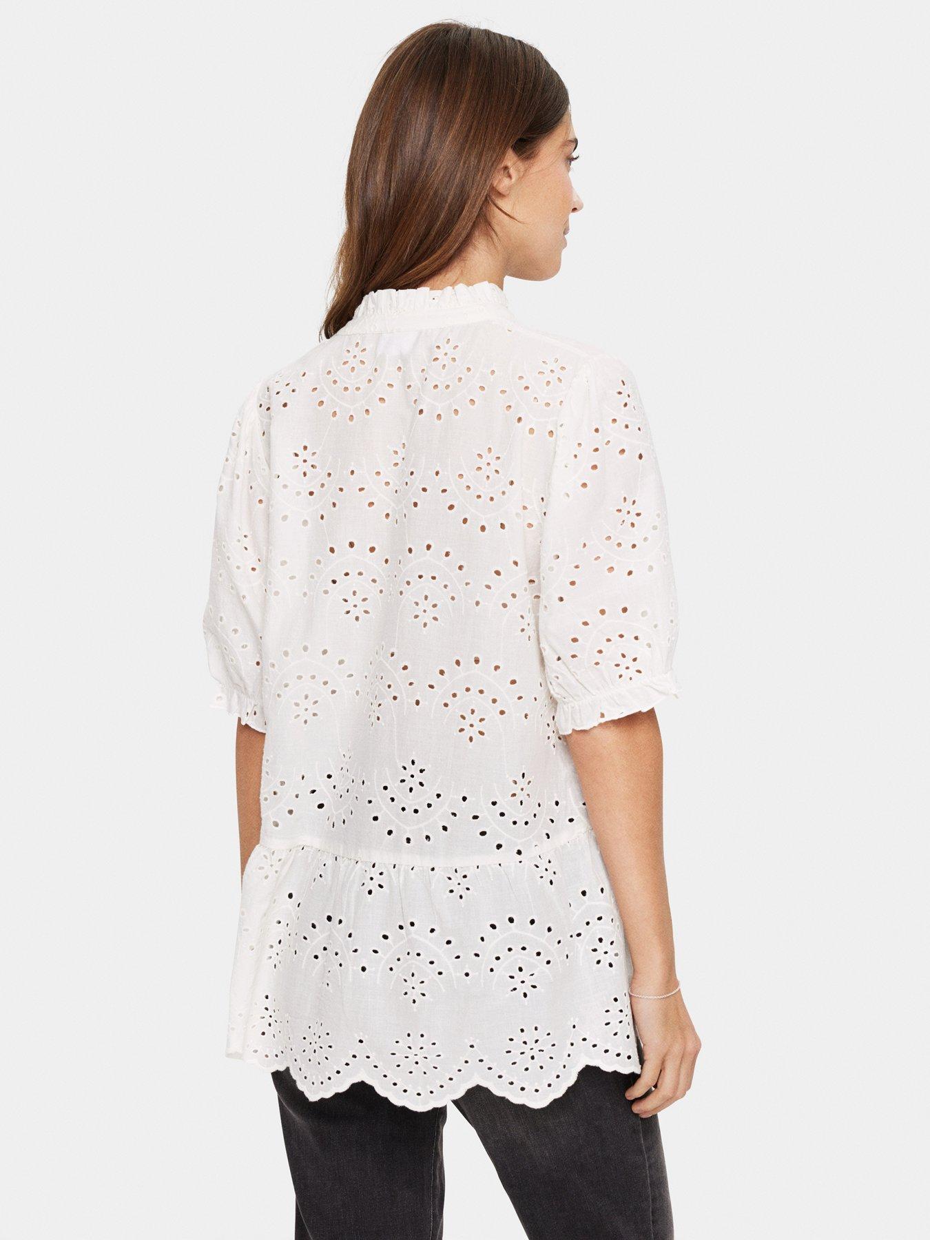 Image 2 of 6 of Saint Tropez Geleksa Blouse - White