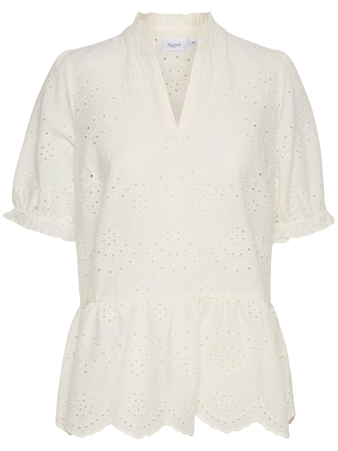 Image 5 of 6 of Saint Tropez Geleksa Blouse - White