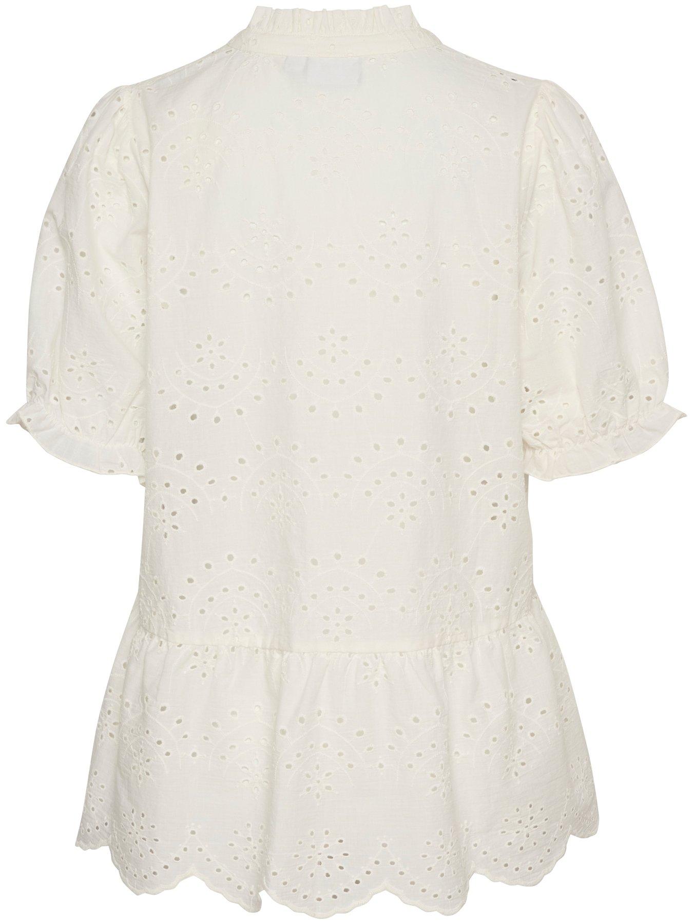 Image 6 of 6 of Saint Tropez Geleksa Blouse - White