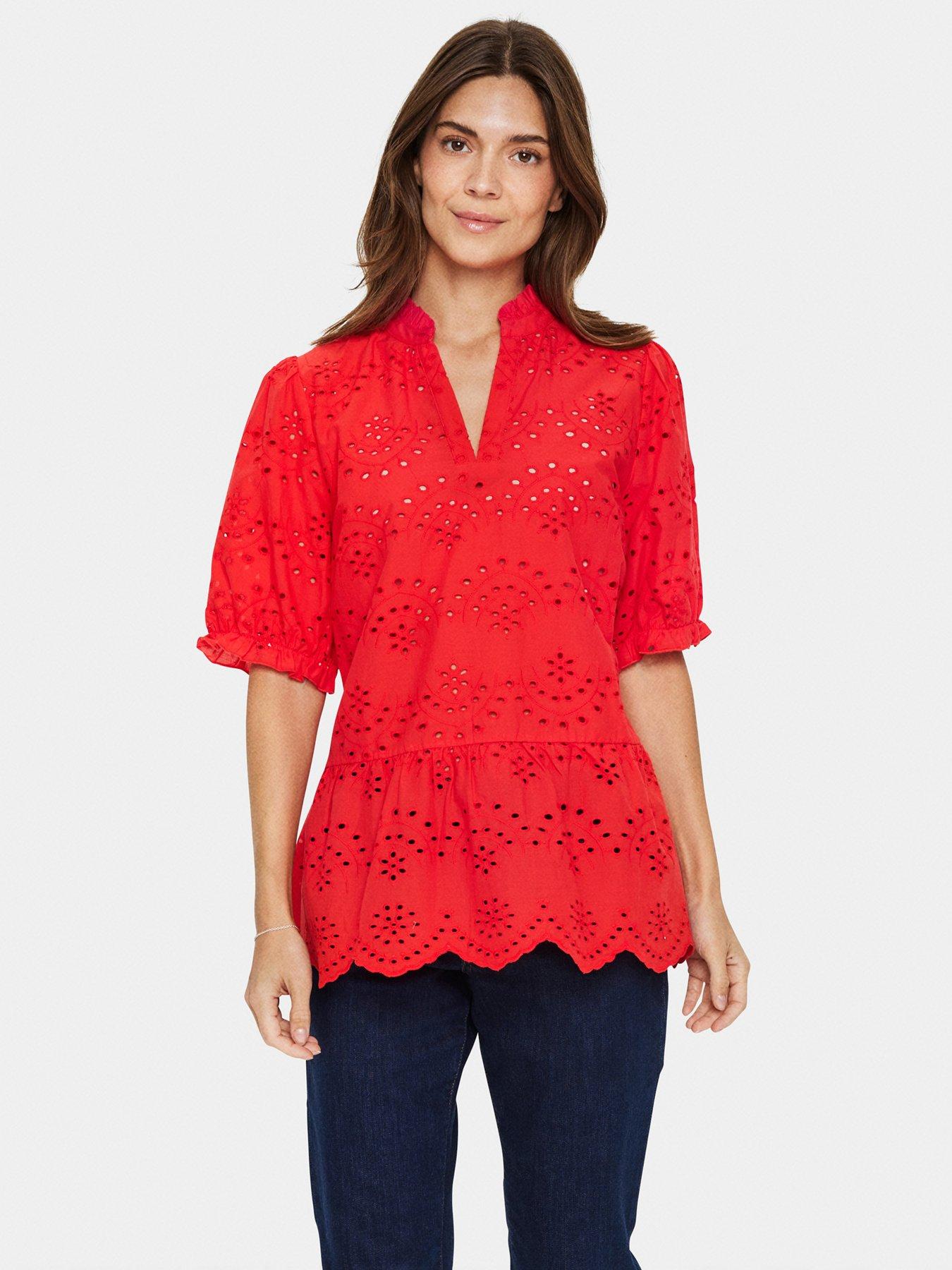 undefined Geleksa Blouse - Red