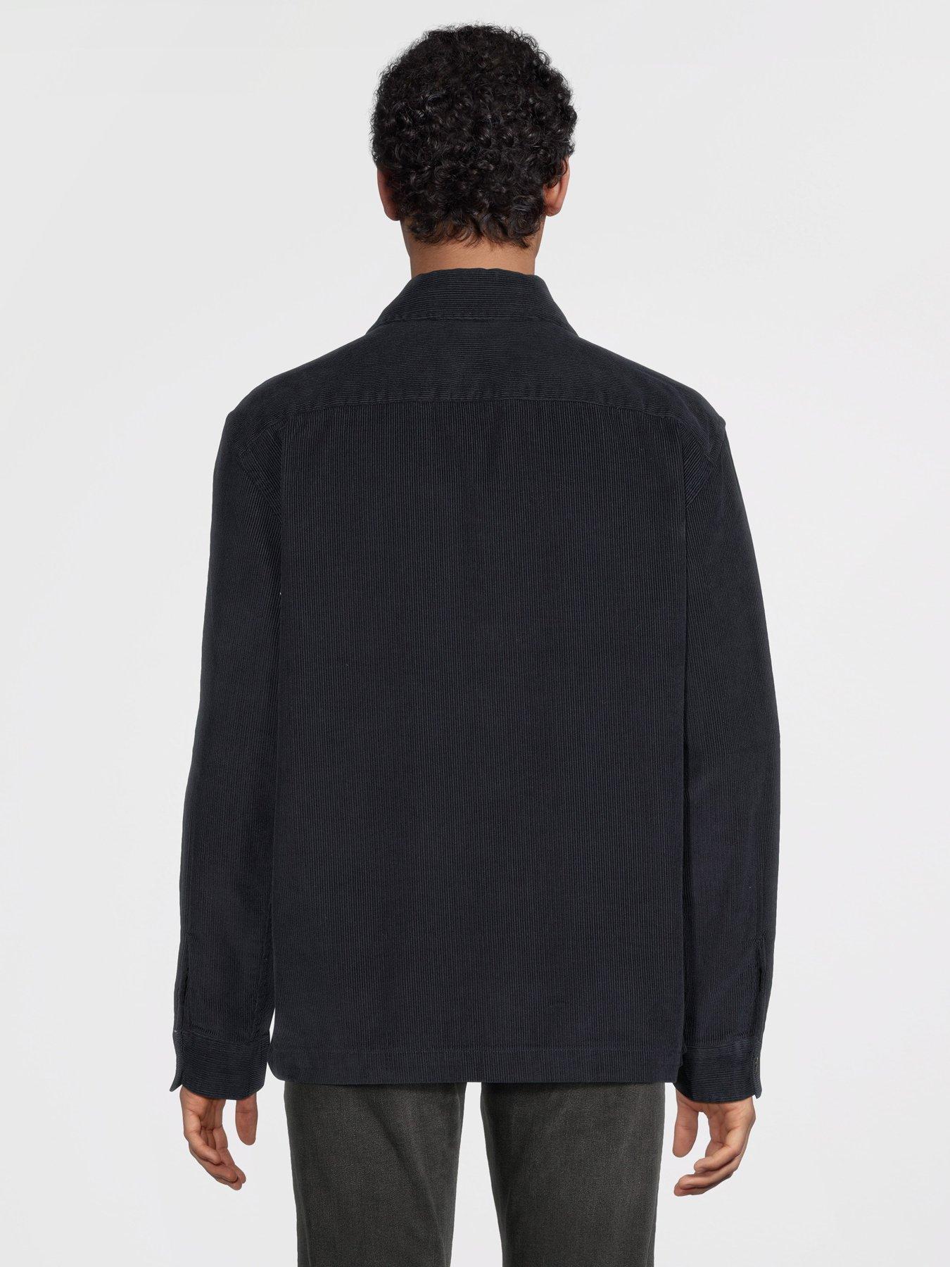 Image 2 of 6 of Selected Regtate Cord Casual Overshirt - Navy