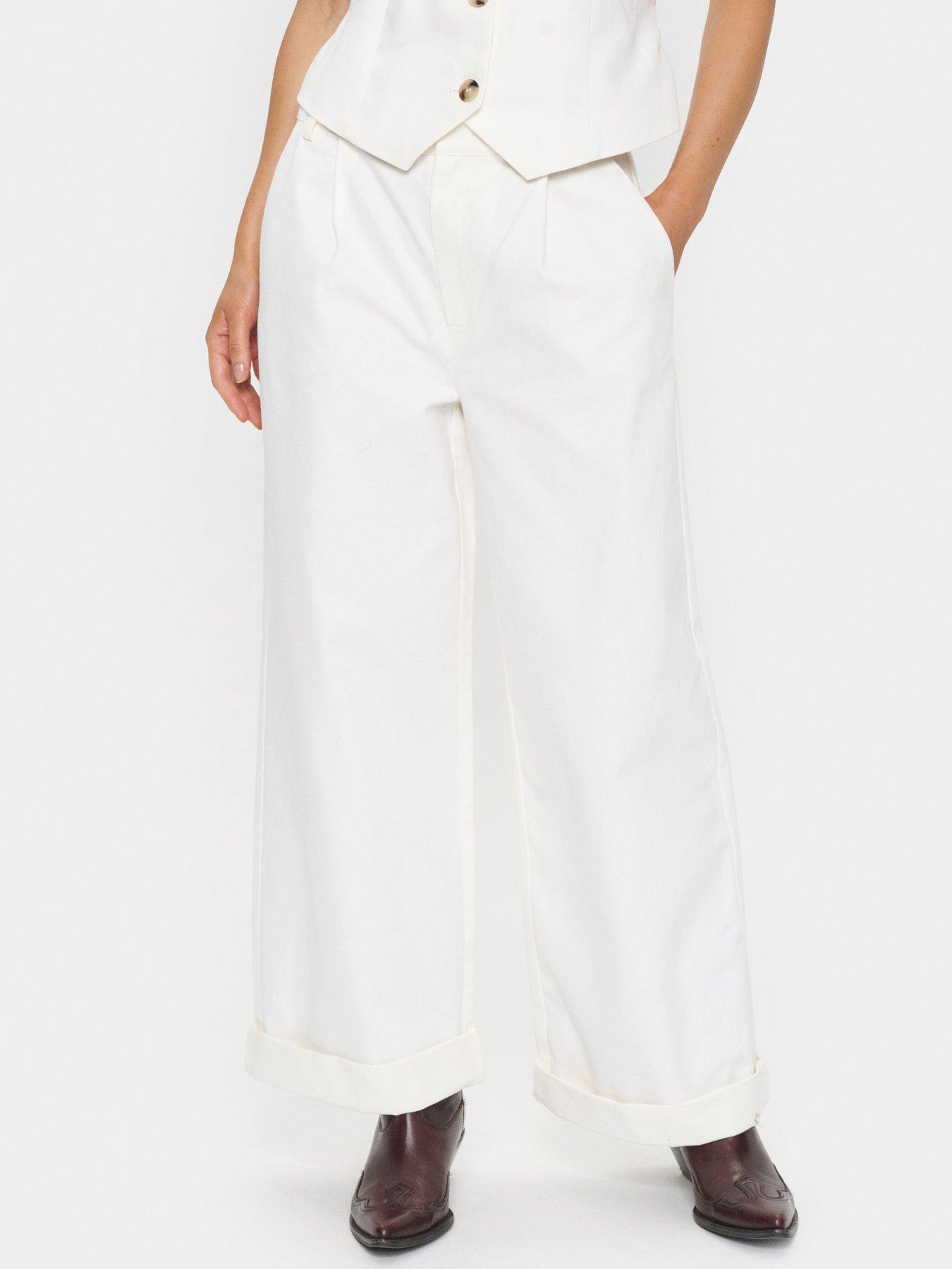 undefined Jaclyn Trousers -white