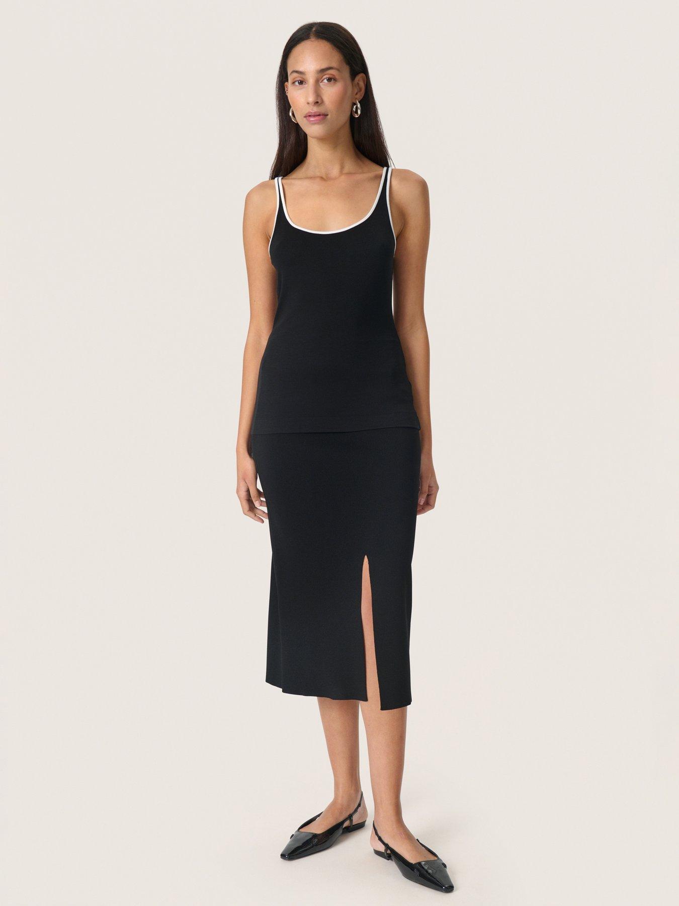 undefined Ida Tank Top - Black
