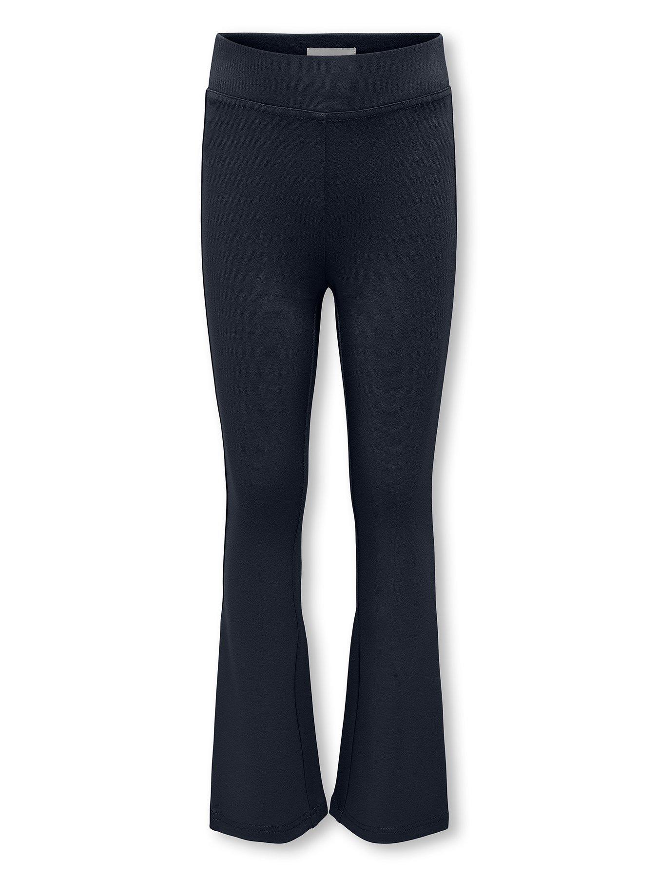 Only Kids Girls Flare Trousers, Navy, Size Age: 14 Years - Image 3