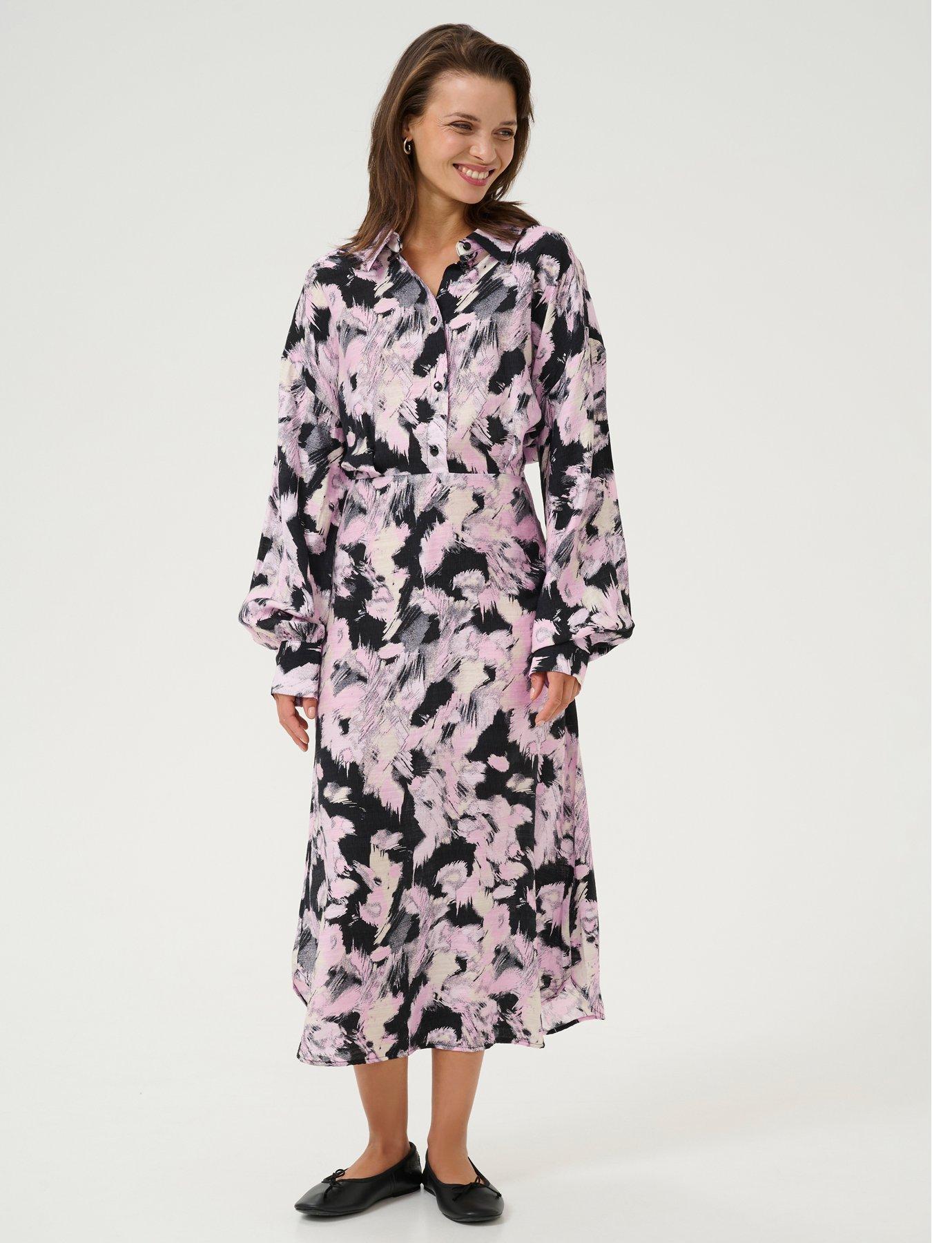 undefined Victoria Shirt Dress - Multi