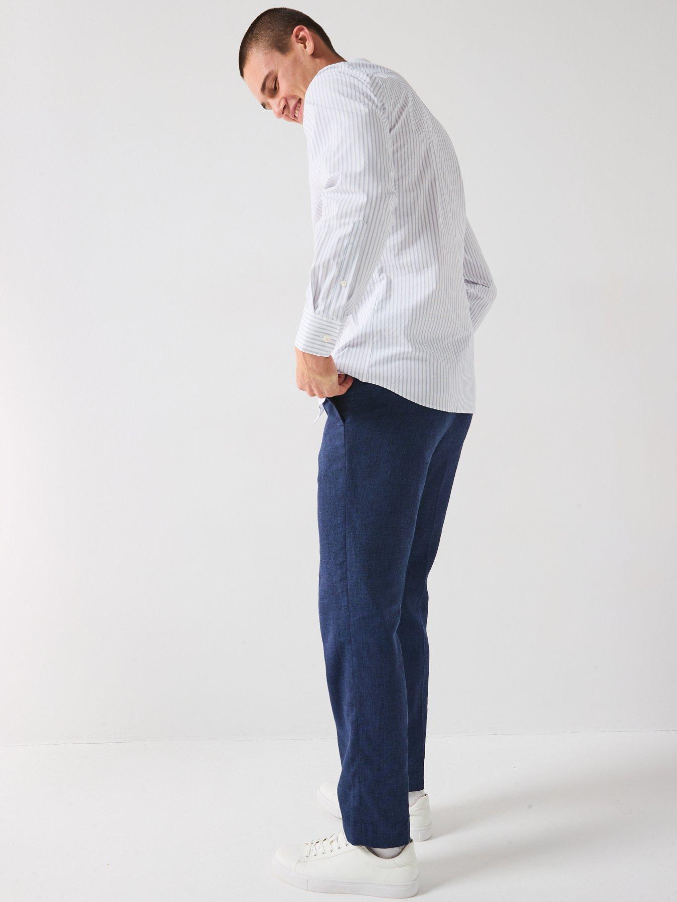 Image 3 of 6 of Selected Slim Performance Long Sleeve Formal Shirt &nbsp;- White