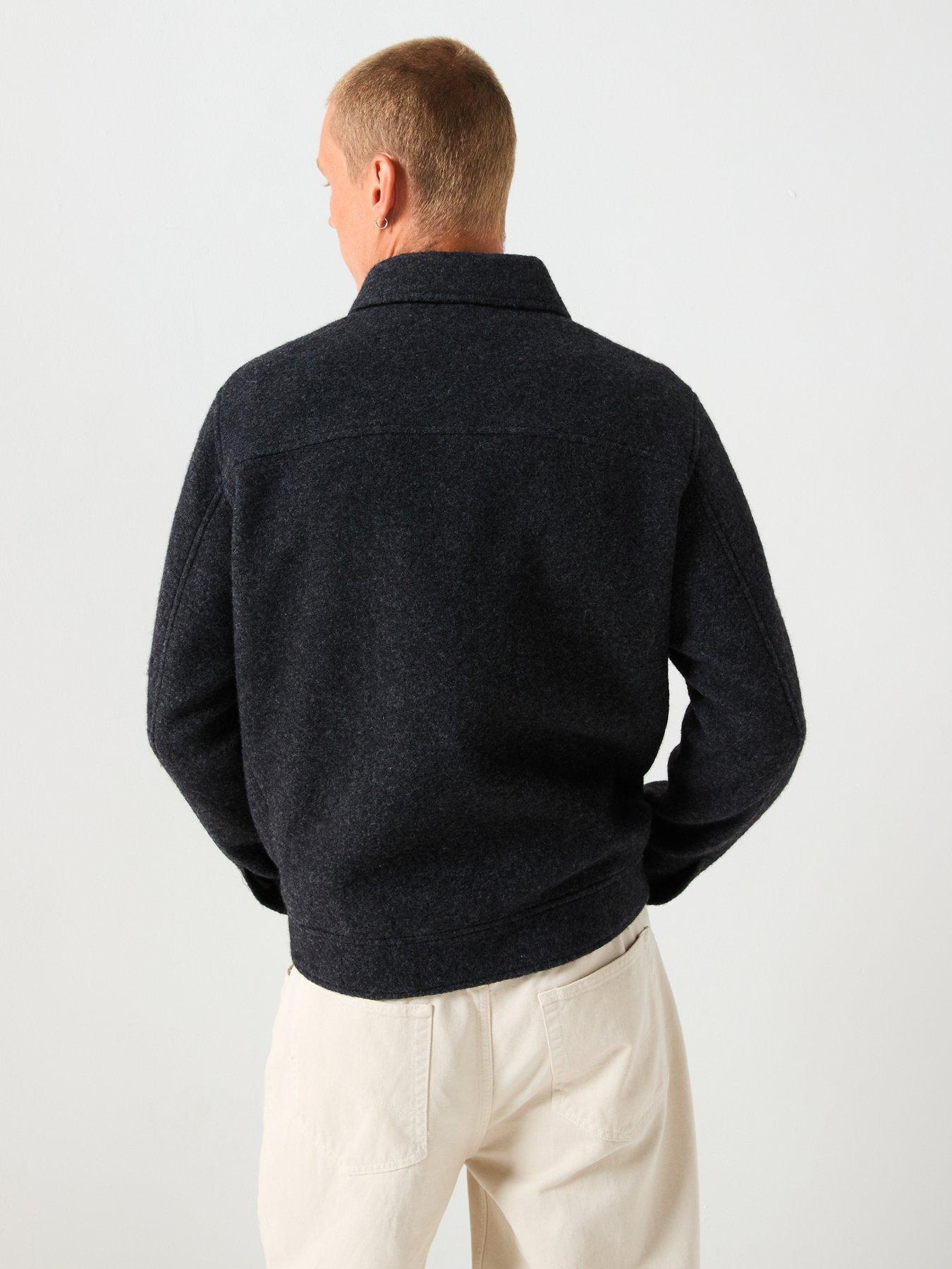 Image 2 of 6 of Selected Jakob Wool Blend Jacket - Grey