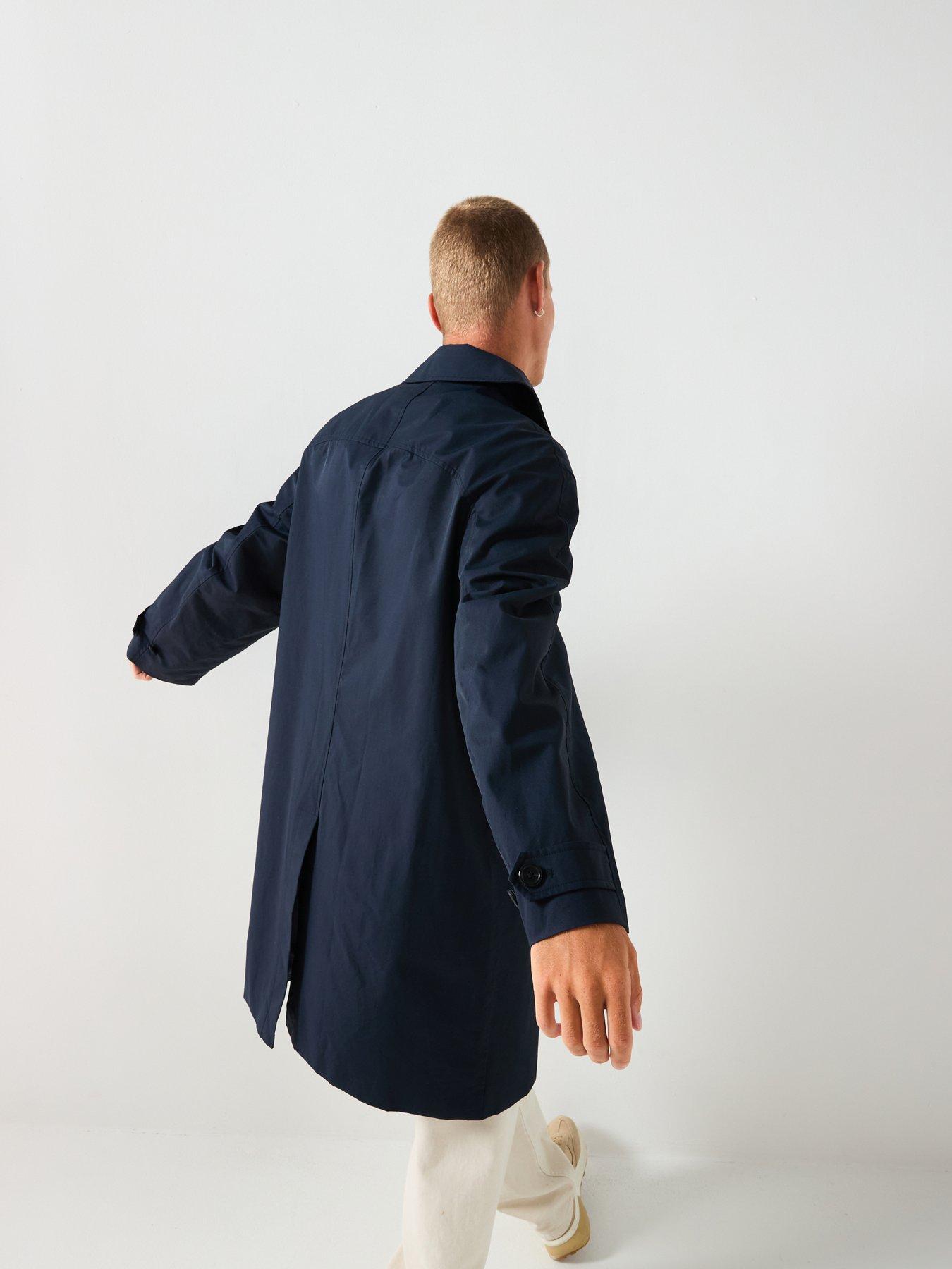Image 2 of 6 of Selected Marcus Trenchcoat - Navy