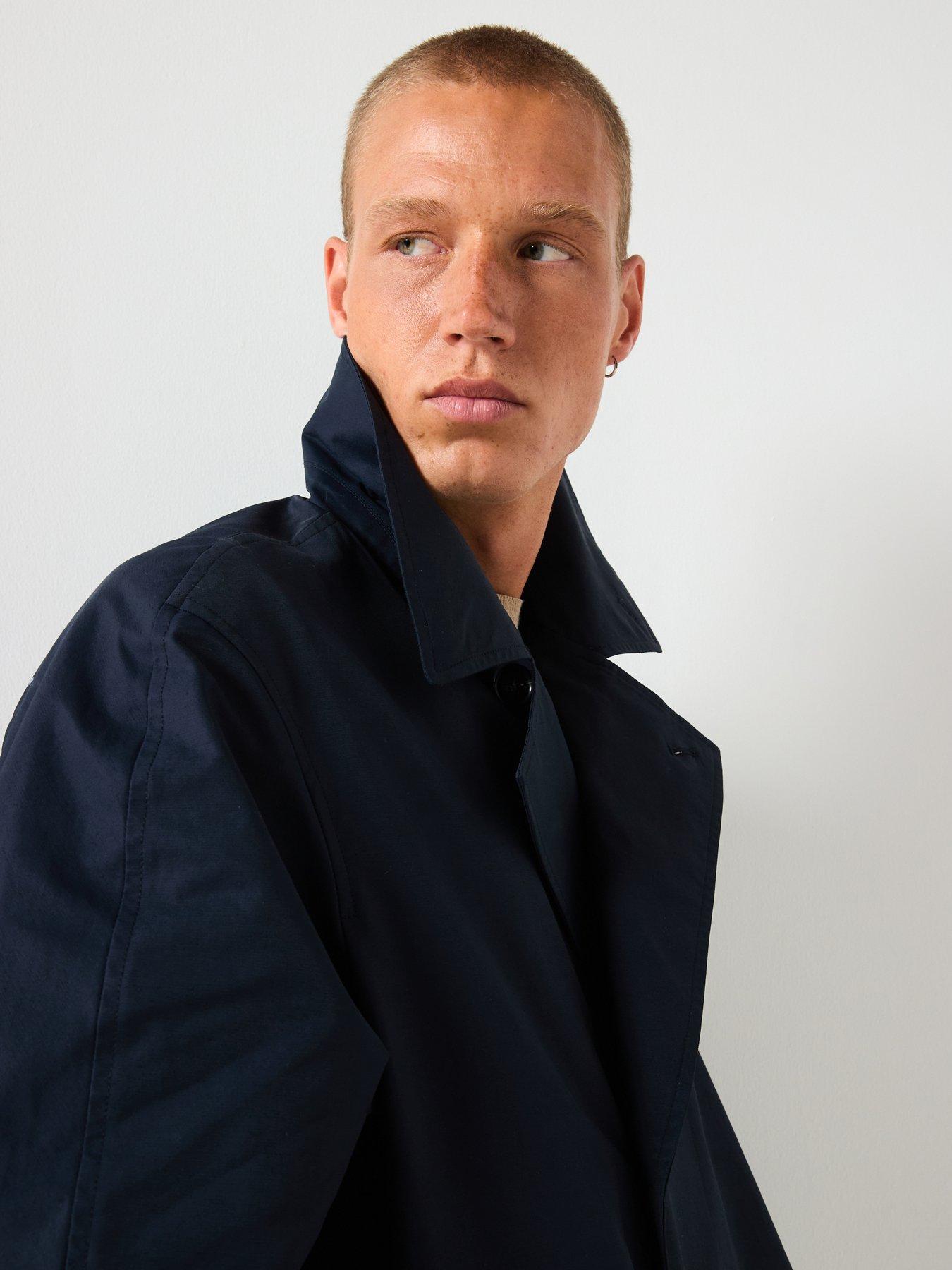 Image 4 of 6 of Selected Marcus Trenchcoat - Navy