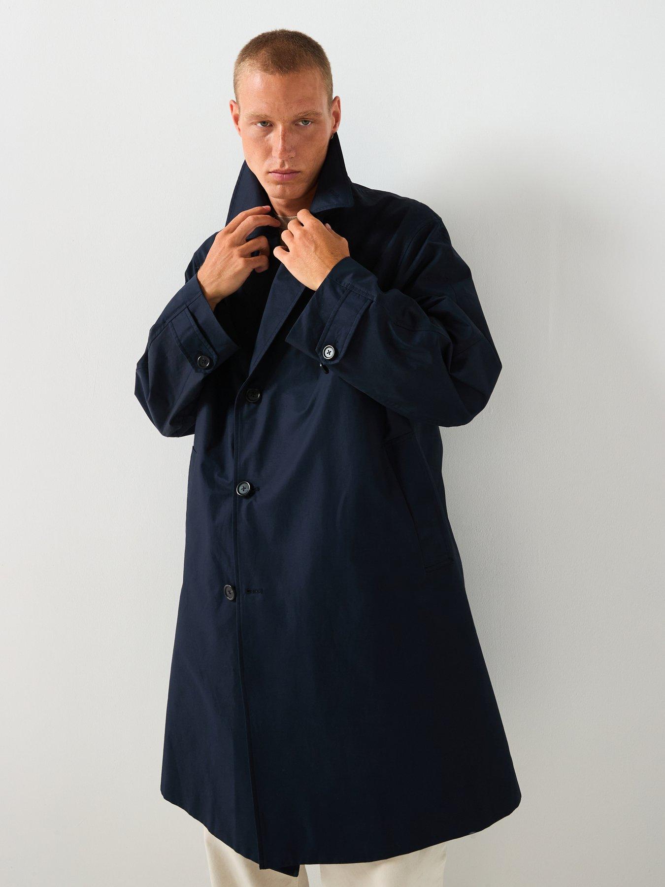 Image 5 of 6 of Selected Marcus Trenchcoat - Navy
