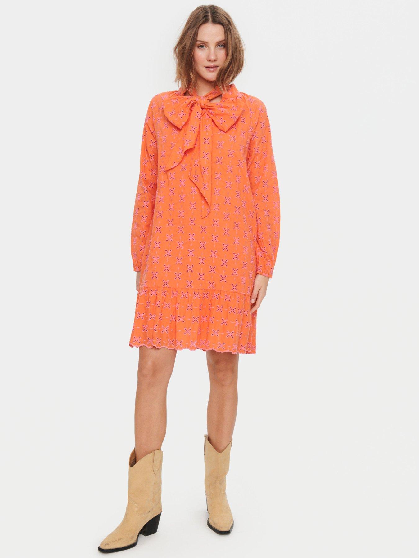undefined Dafne Dress - Orange